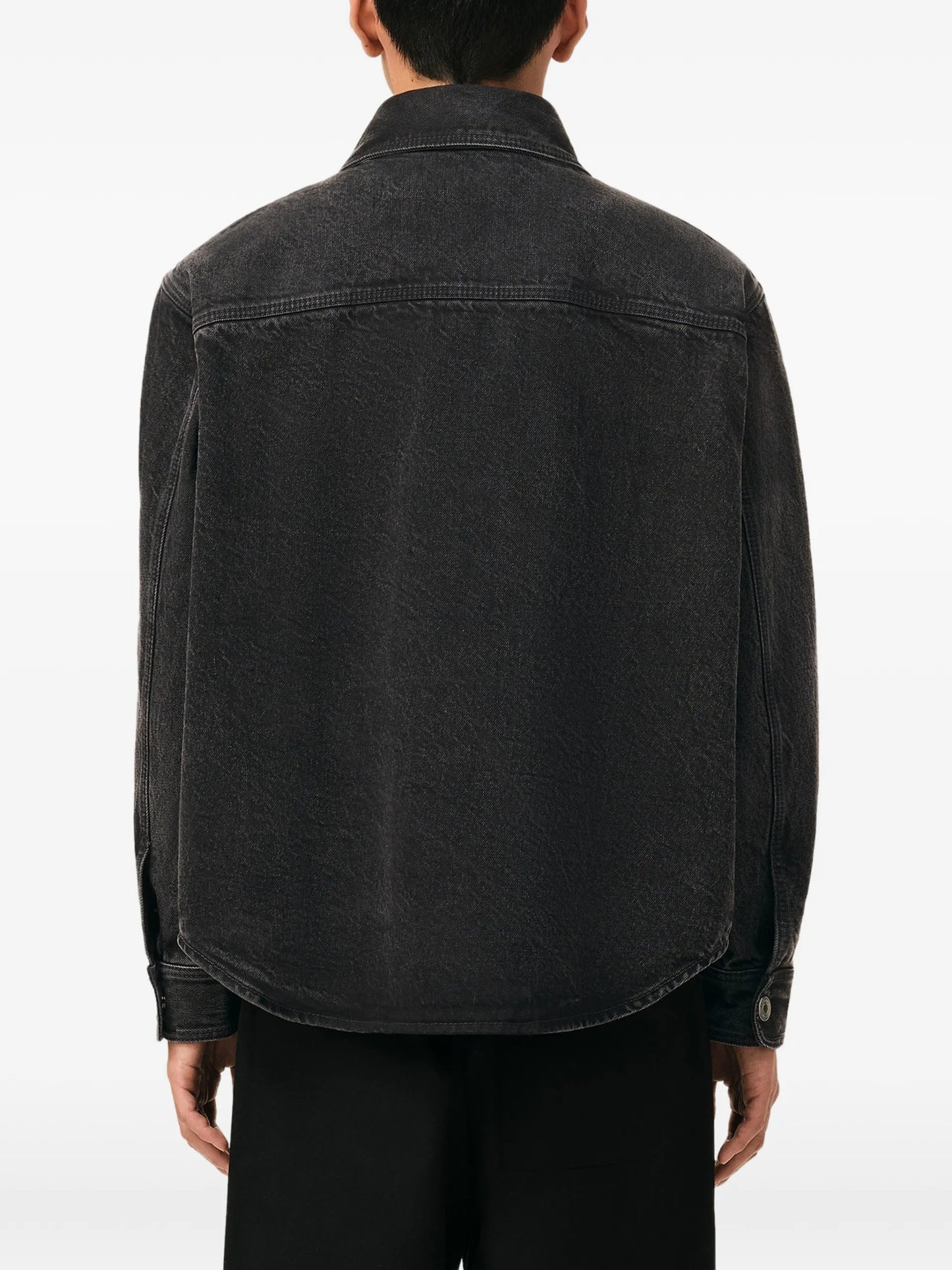 AMI Paris Ami De Coeur Overshirt E26UJK897DE0124 Vue 4
