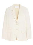 AMI Paris Single Breasted Gabardine Blazer E26HBV763VI0052 Vue 1