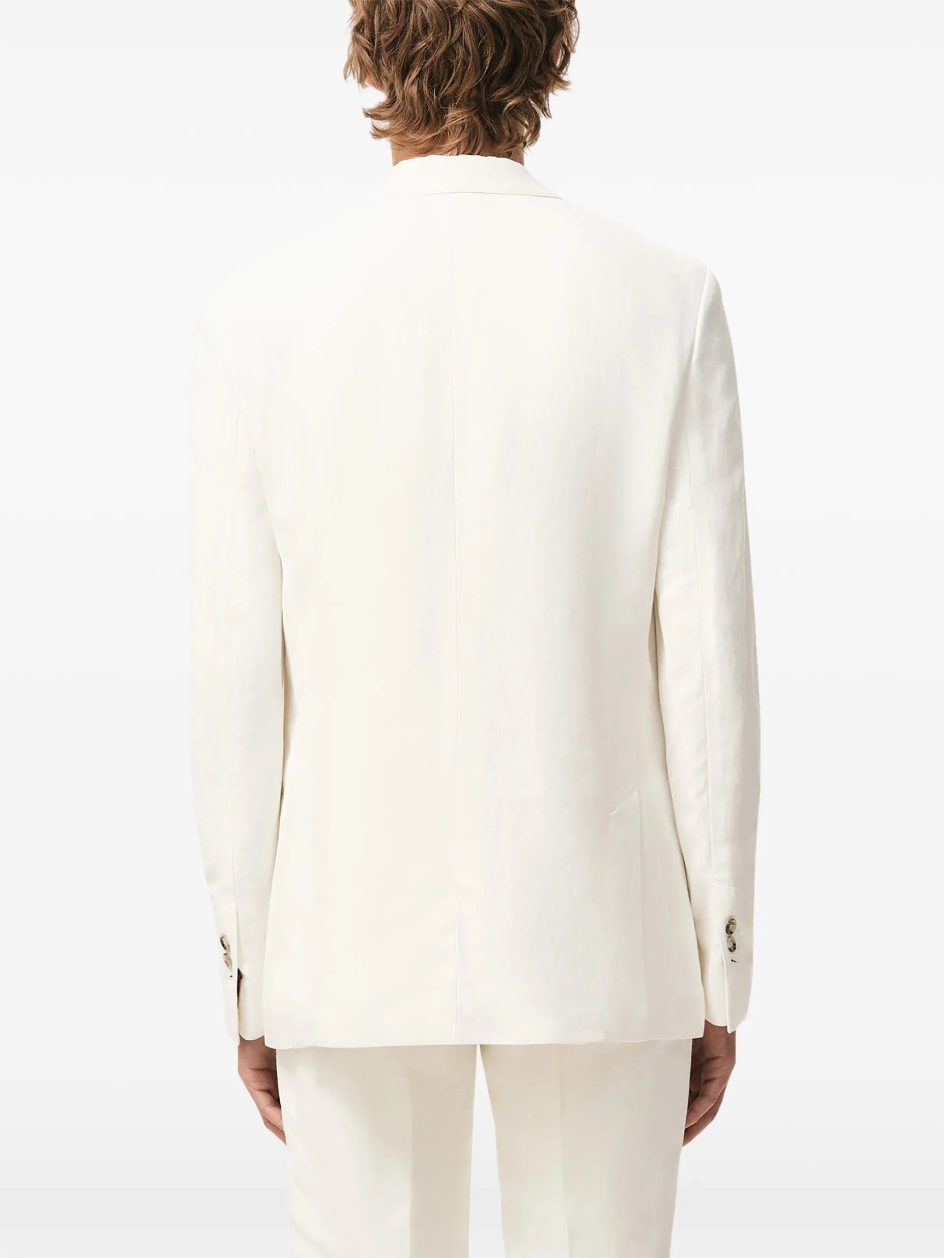 AMI Paris Single Breasted Gabardine Blazer E26HBV763VI0052 Vue 4