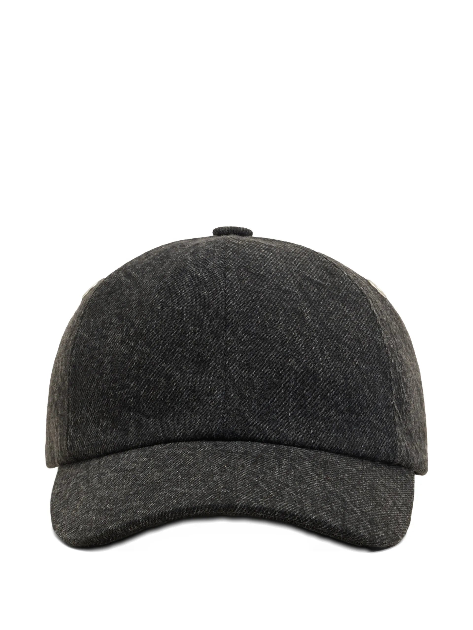 AMI Paris Denim Label Baseball Cap E26UCP281DE0124 Vue 1