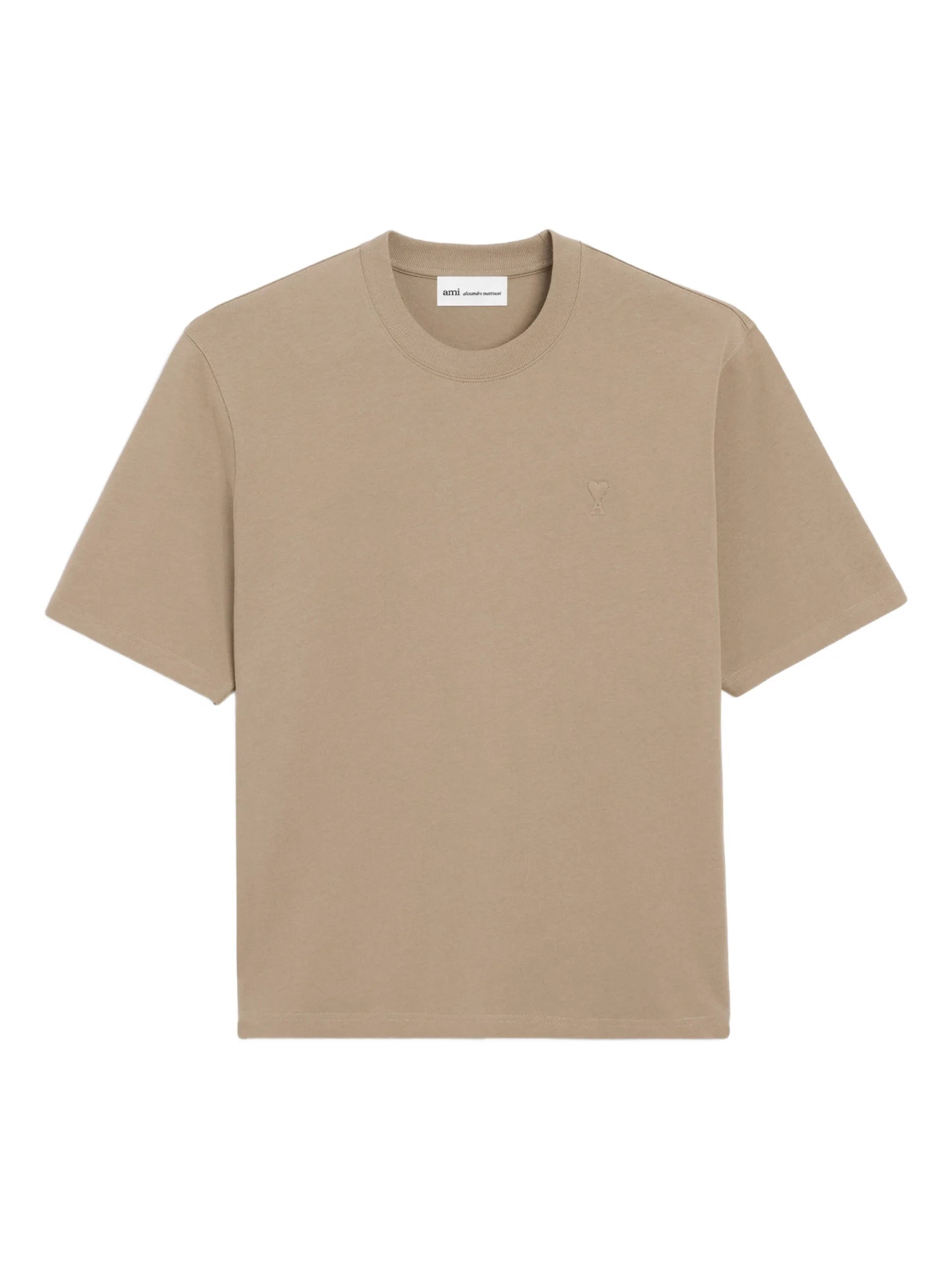 AMI Paris Ami De Coeur Embossed T-shirt E26UTS341726 Vue 1