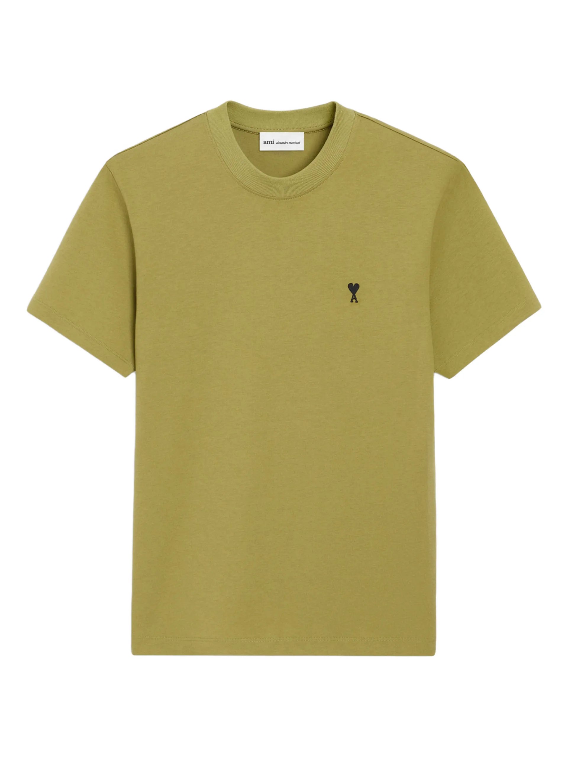 AMI Paris Ami De Coeur Embroidery T-shirt E26HTS346724 Vue 1