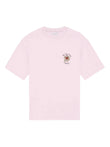 Drôle De Monsieur Ribbed Rose-print T-shirt TS210CO002LPI Vue 1