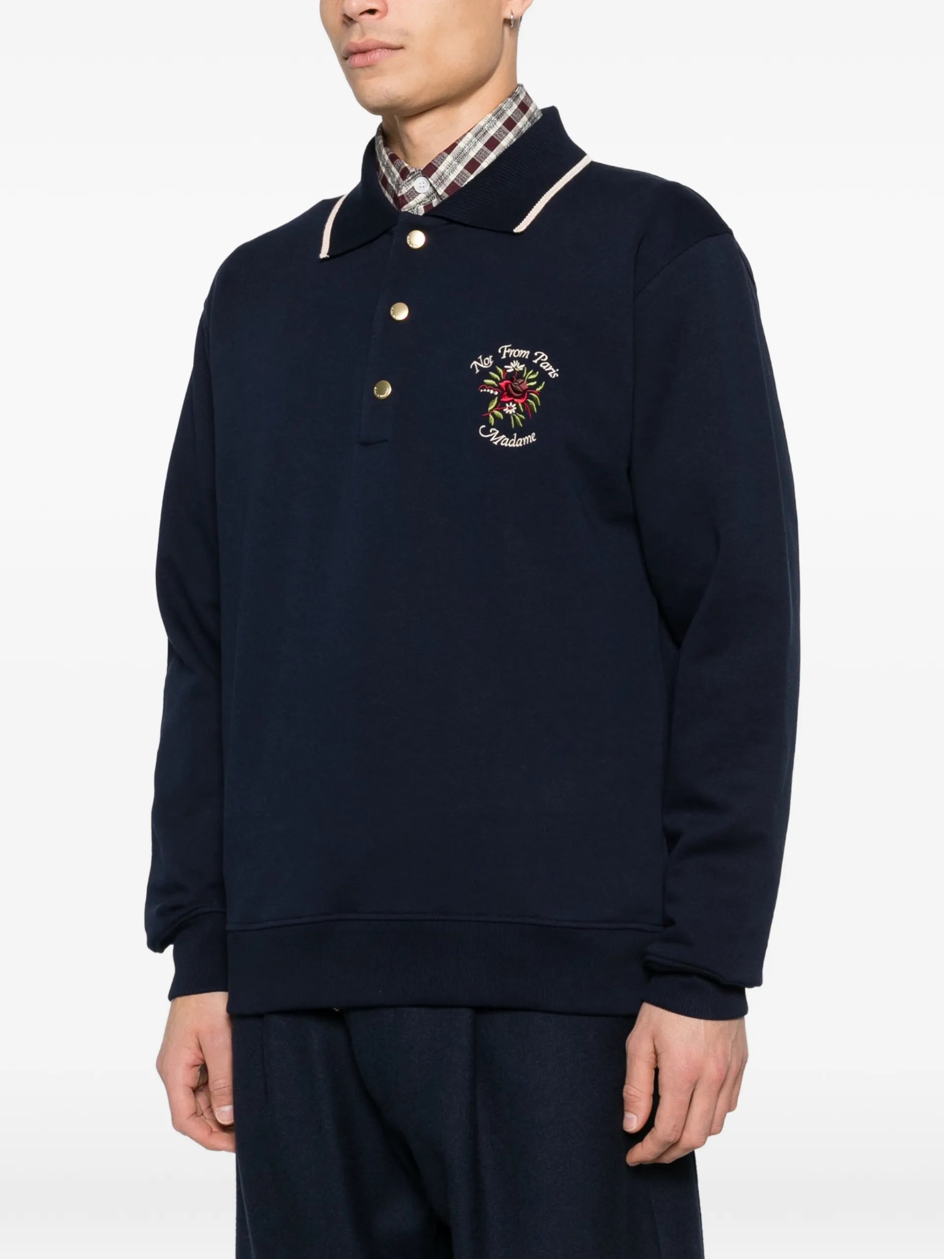 Drôle De Monsieur Embroidered Sweatshirt JPL162CO127NY Vue 3
