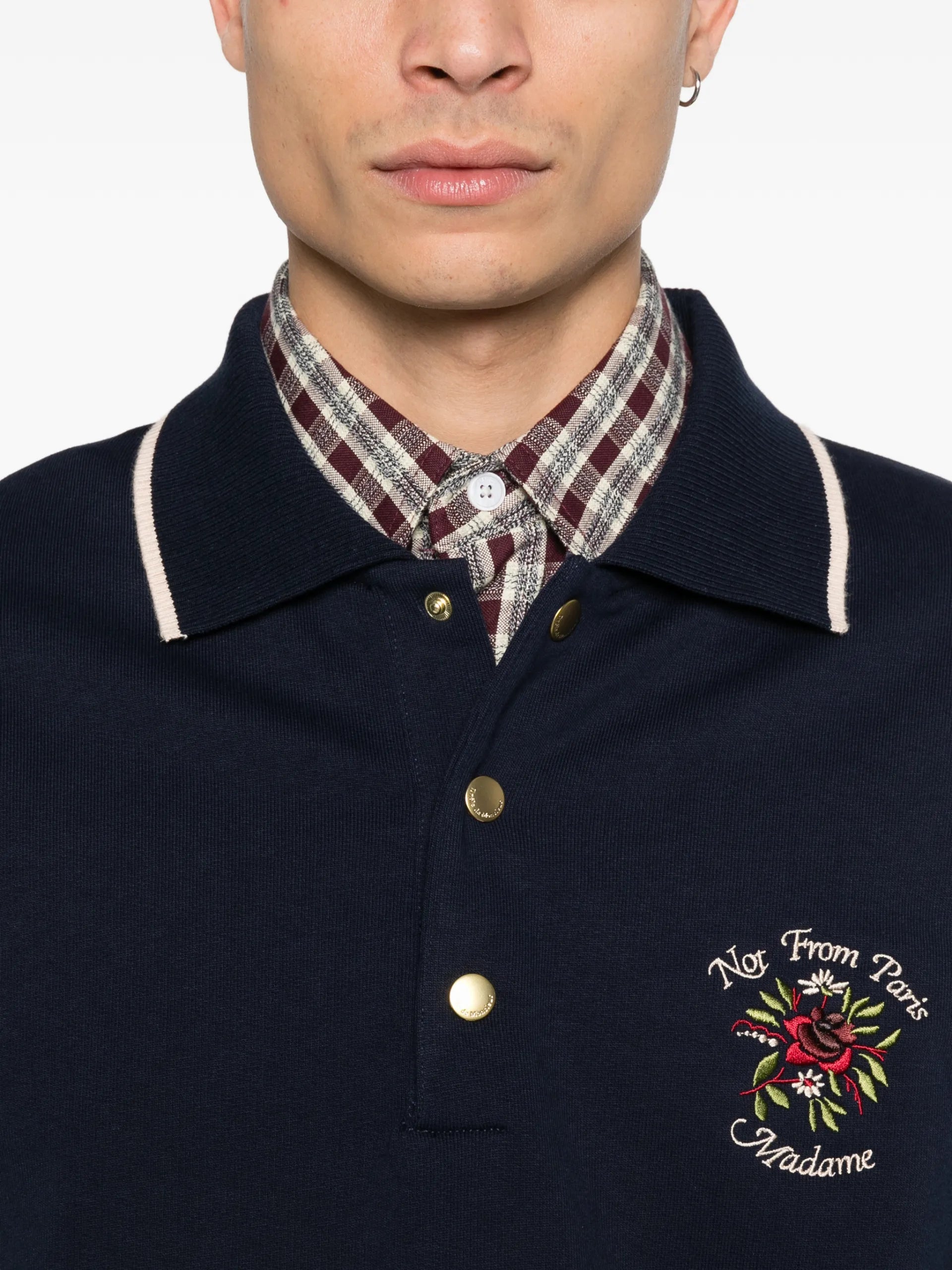 Drôle De Monsieur Embroidered Sweatshirt JPL162CO127NY Vue 5