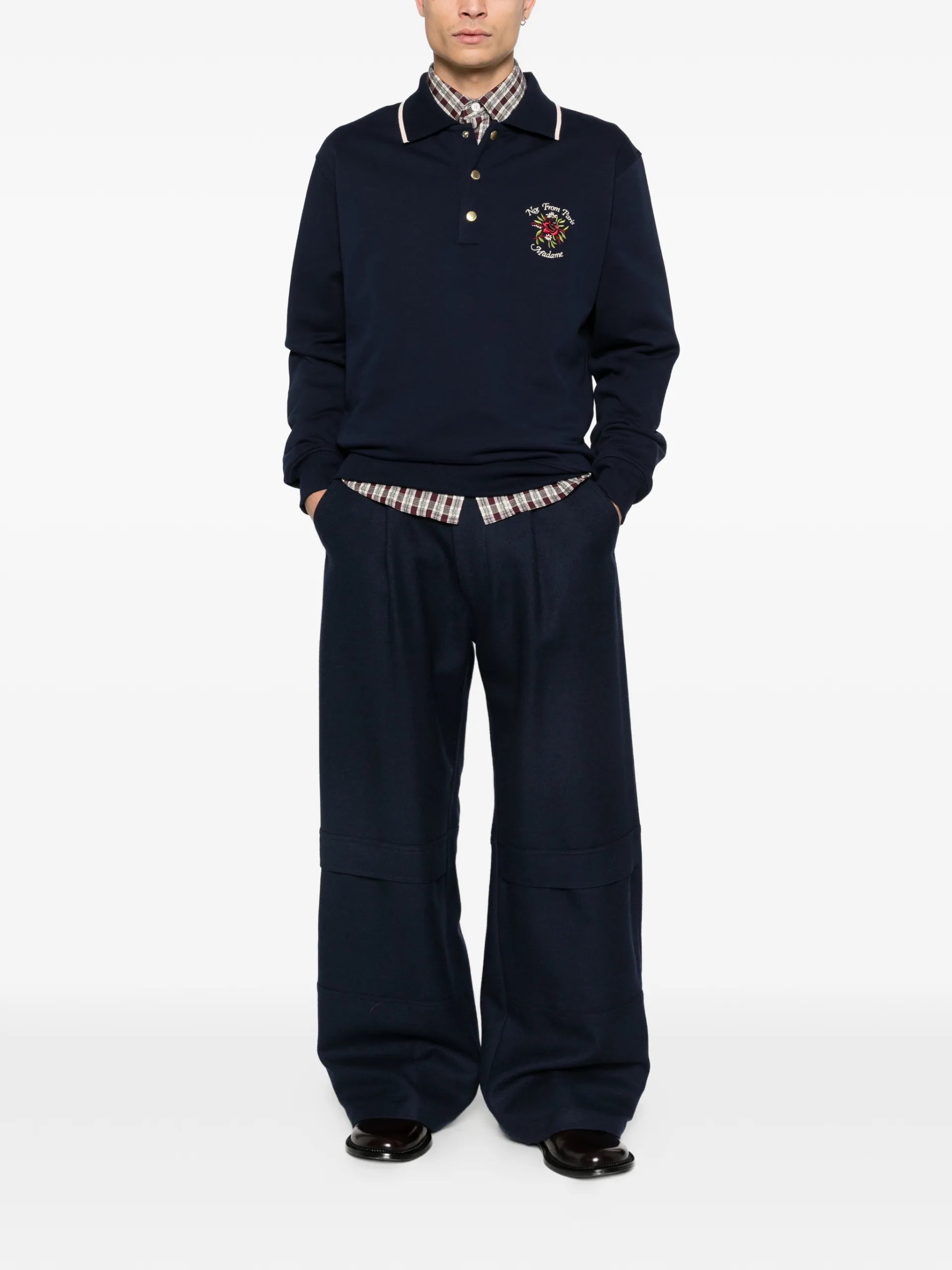 Drôle De Monsieur Embroidered Sweatshirt JPL162CO127NY Vue 2
