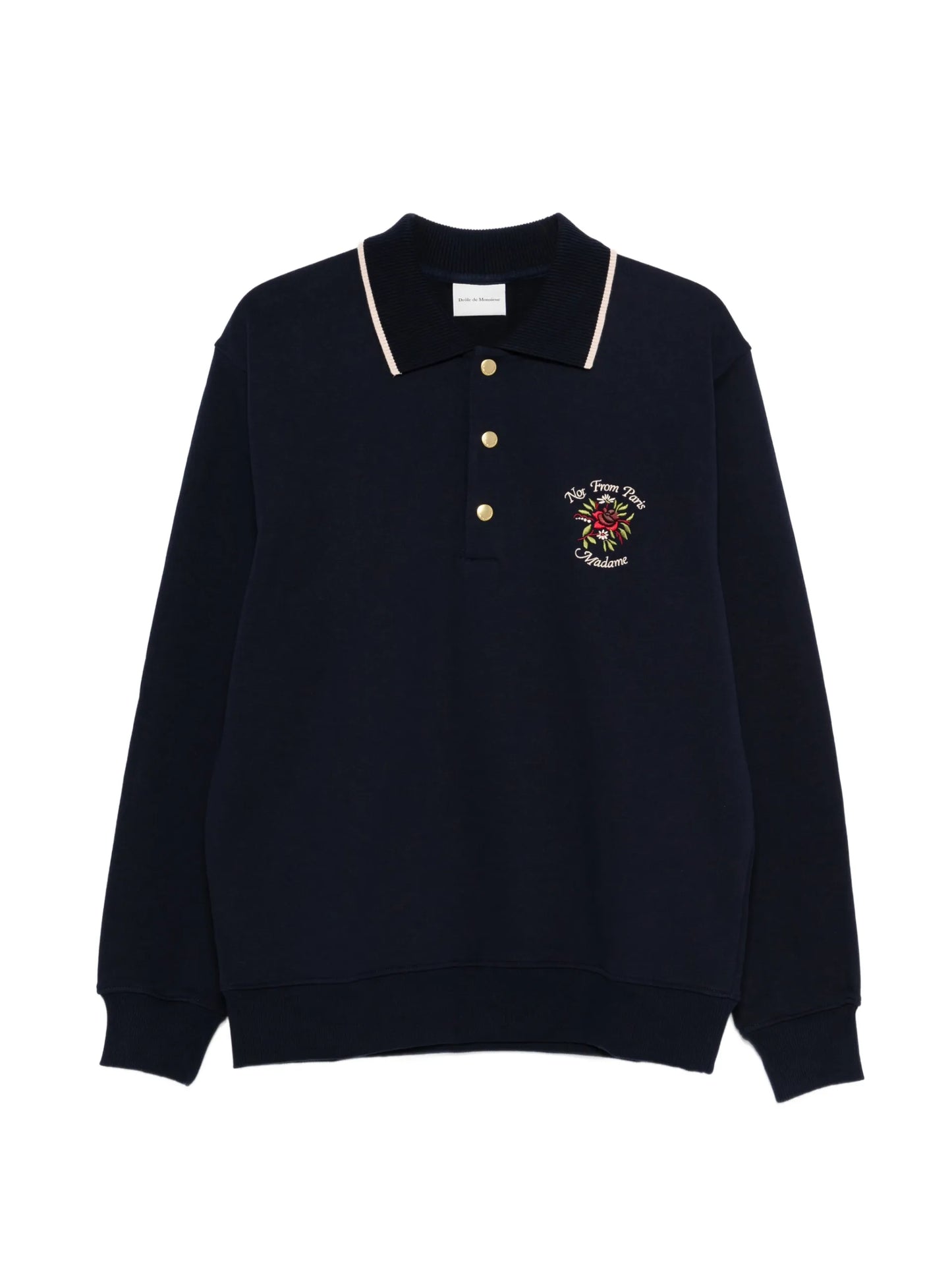 Drôle De Monsieur Embroidered Sweatshirt JPL162CO127NY Vue 1
