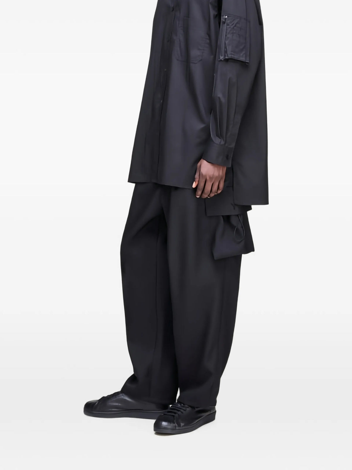 Y-3 sport uniform cargo trousers coloris Black - vue 4