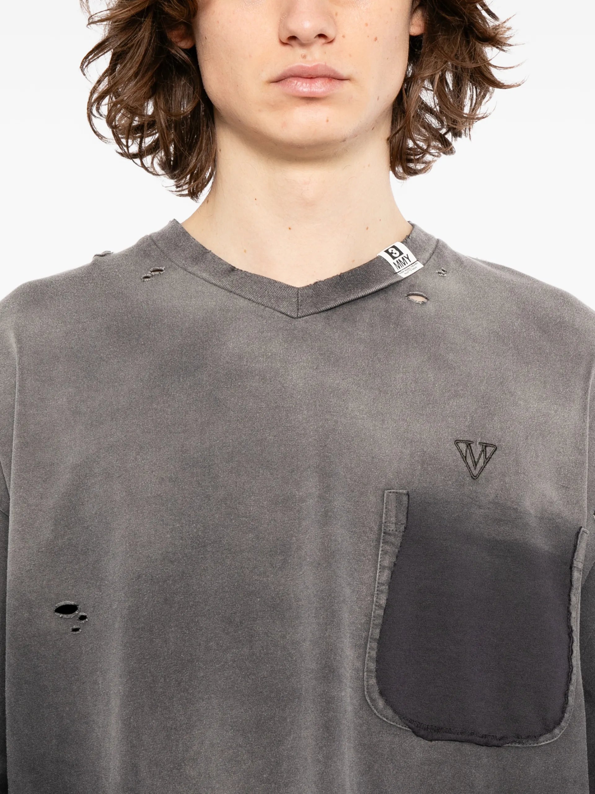 Maison MIHARA YASUHIRO Faded T-shirt J16TS802 Vue 5