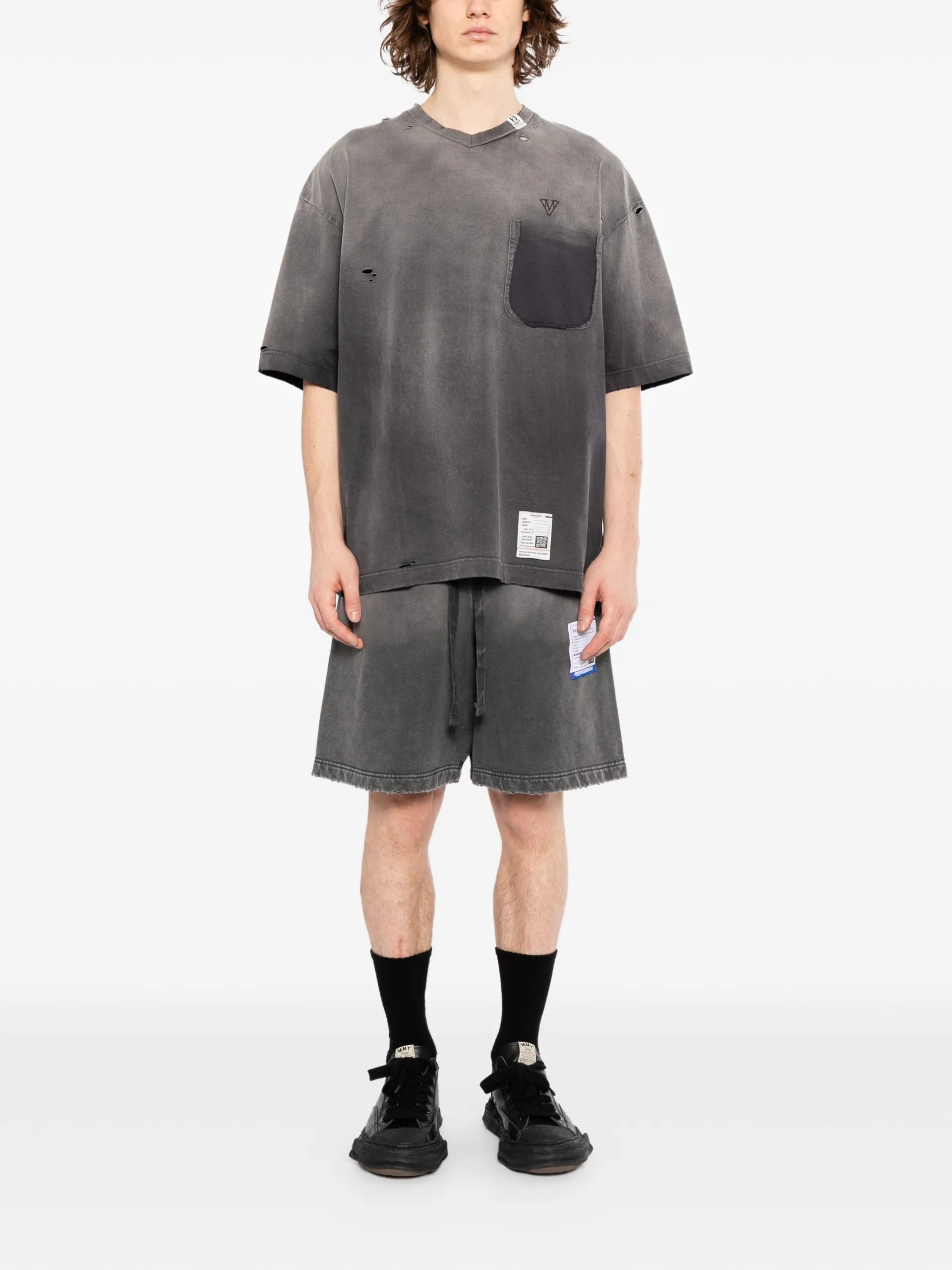 Maison MIHARA YASUHIRO Faded T-shirt J16TS802 Vue 2