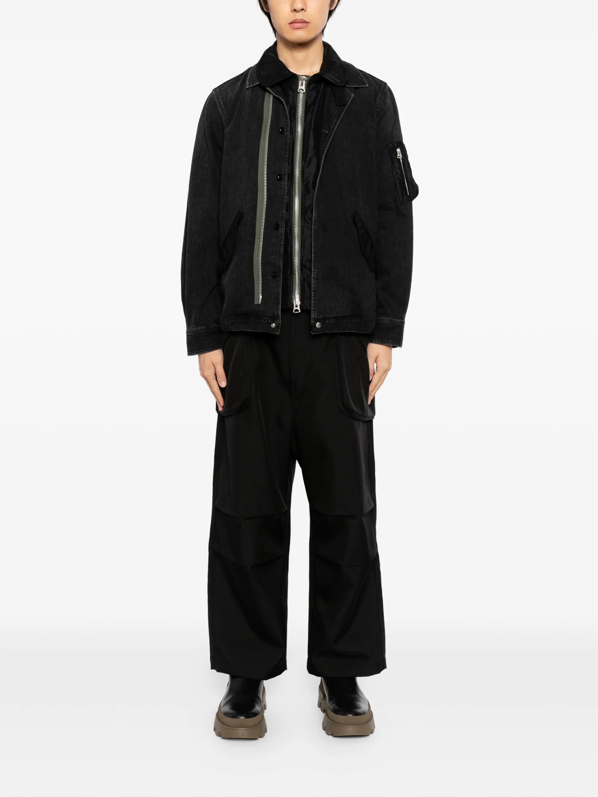 Sacai Zip Denim Jacket