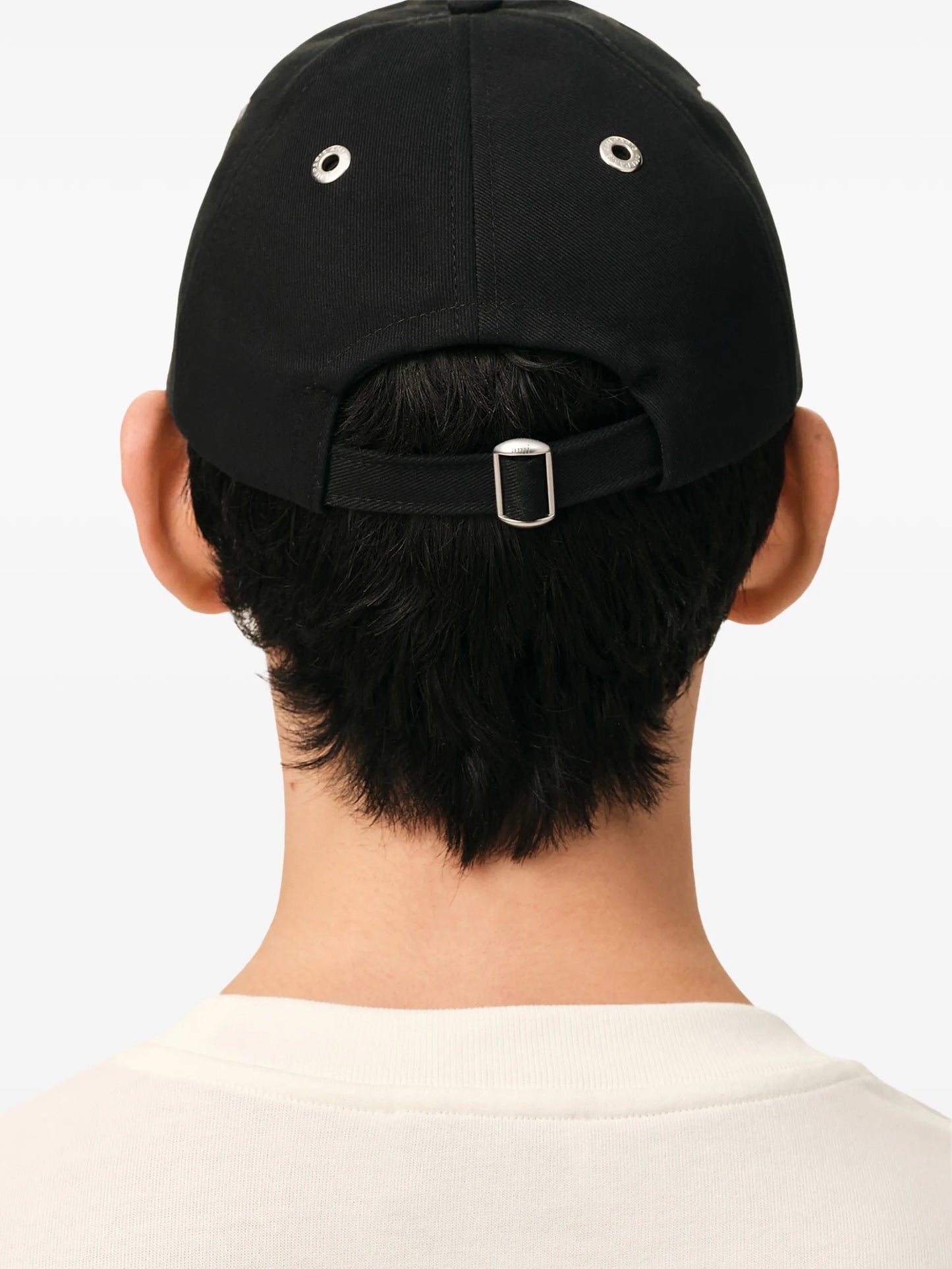 AMI Paris Embroidered Adjustable Hat E26BFUCP006AW0041 Vue 4