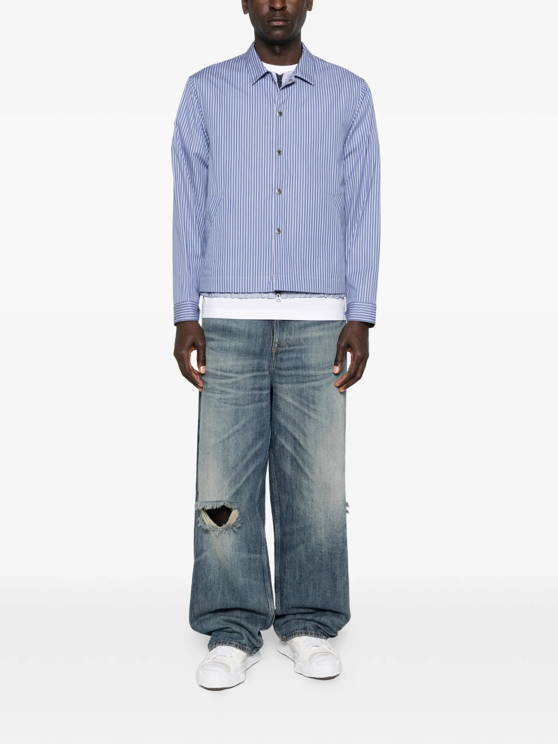 Sacai Striped Overshirt