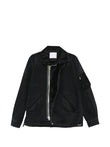 Sacai Zip-up Jacket Black Cotton - sacai | Le Block Lyon