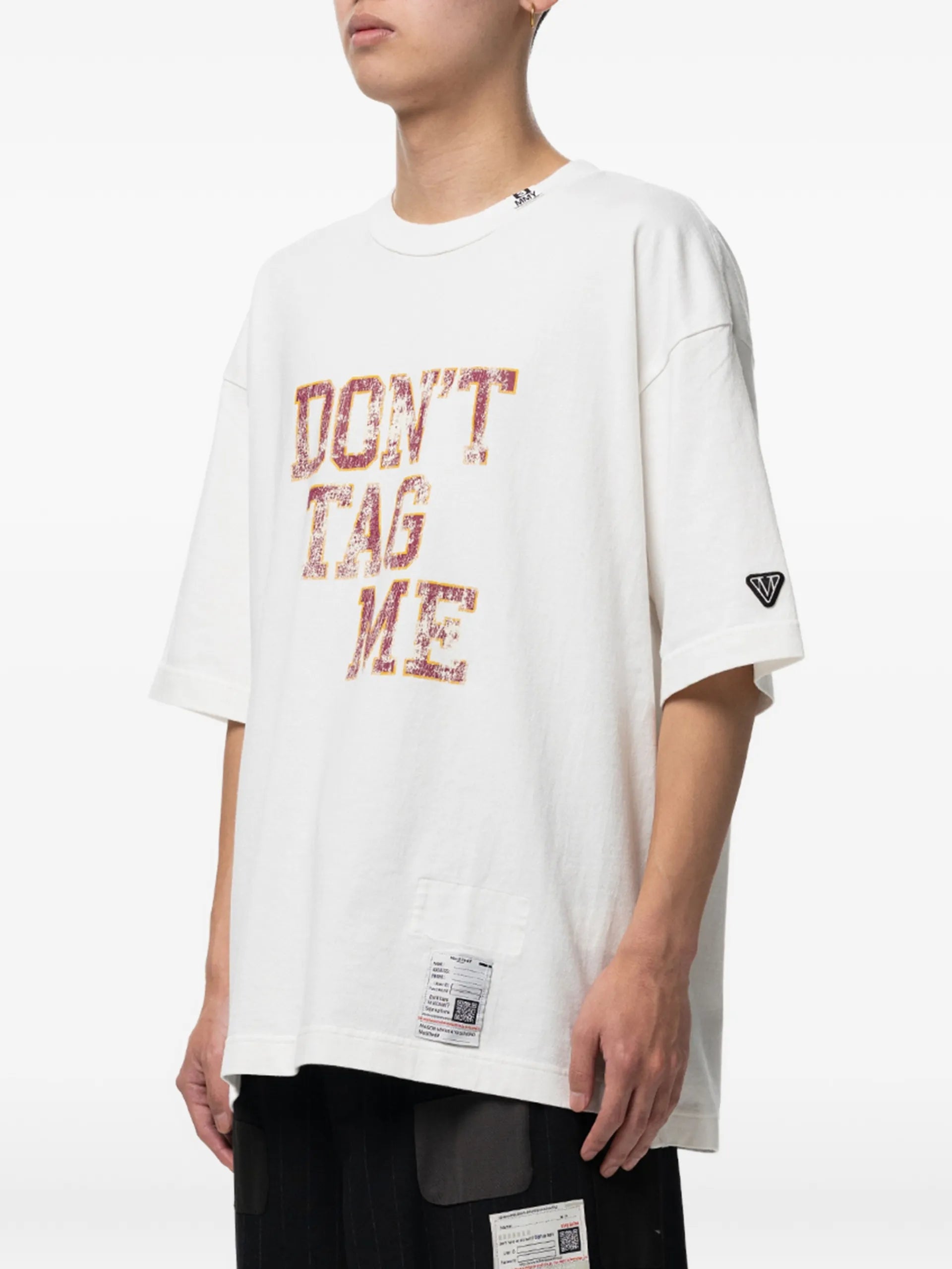 Maison MIHARA YASUHIRO Don't Tag Me Printed T-shirt J16TS842 Vue 3