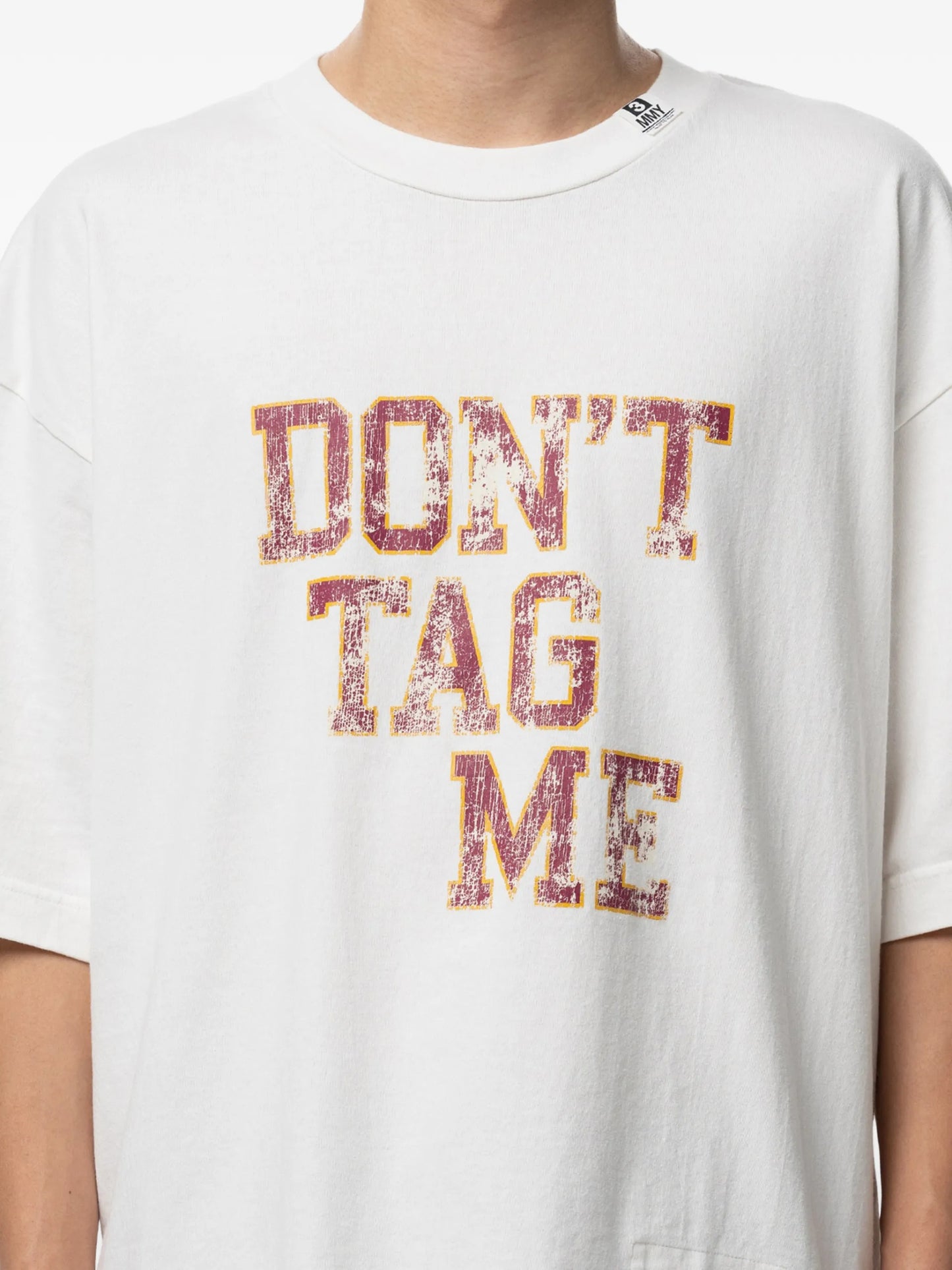 Maison MIHARA YASUHIRO Don't Tag Me Printed T-shirt J16TS842 Vue 5