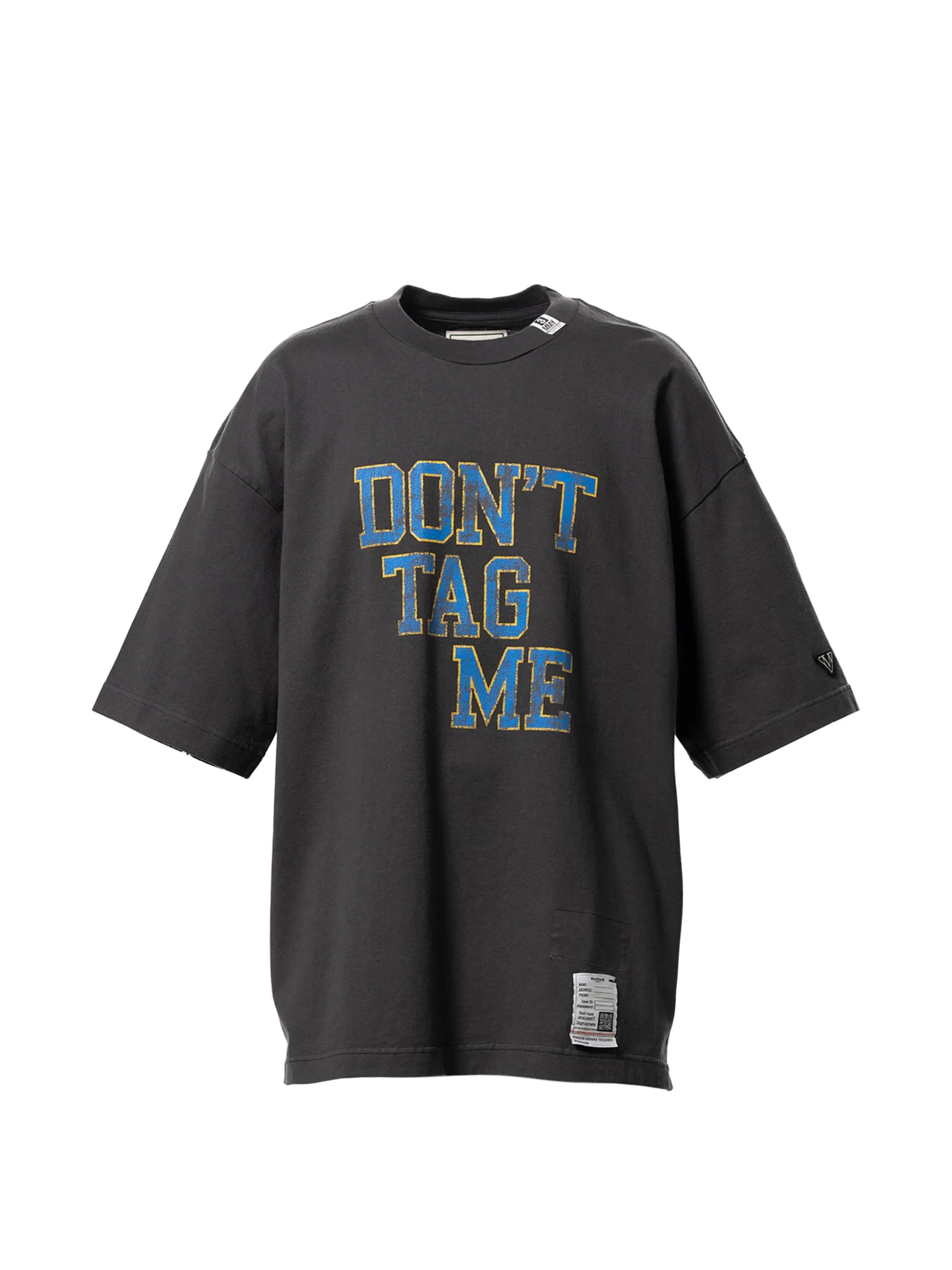 Maison MIHARA YASUHIRO Don't Tag Me Printed T-shirt J16TS842 Vue 1