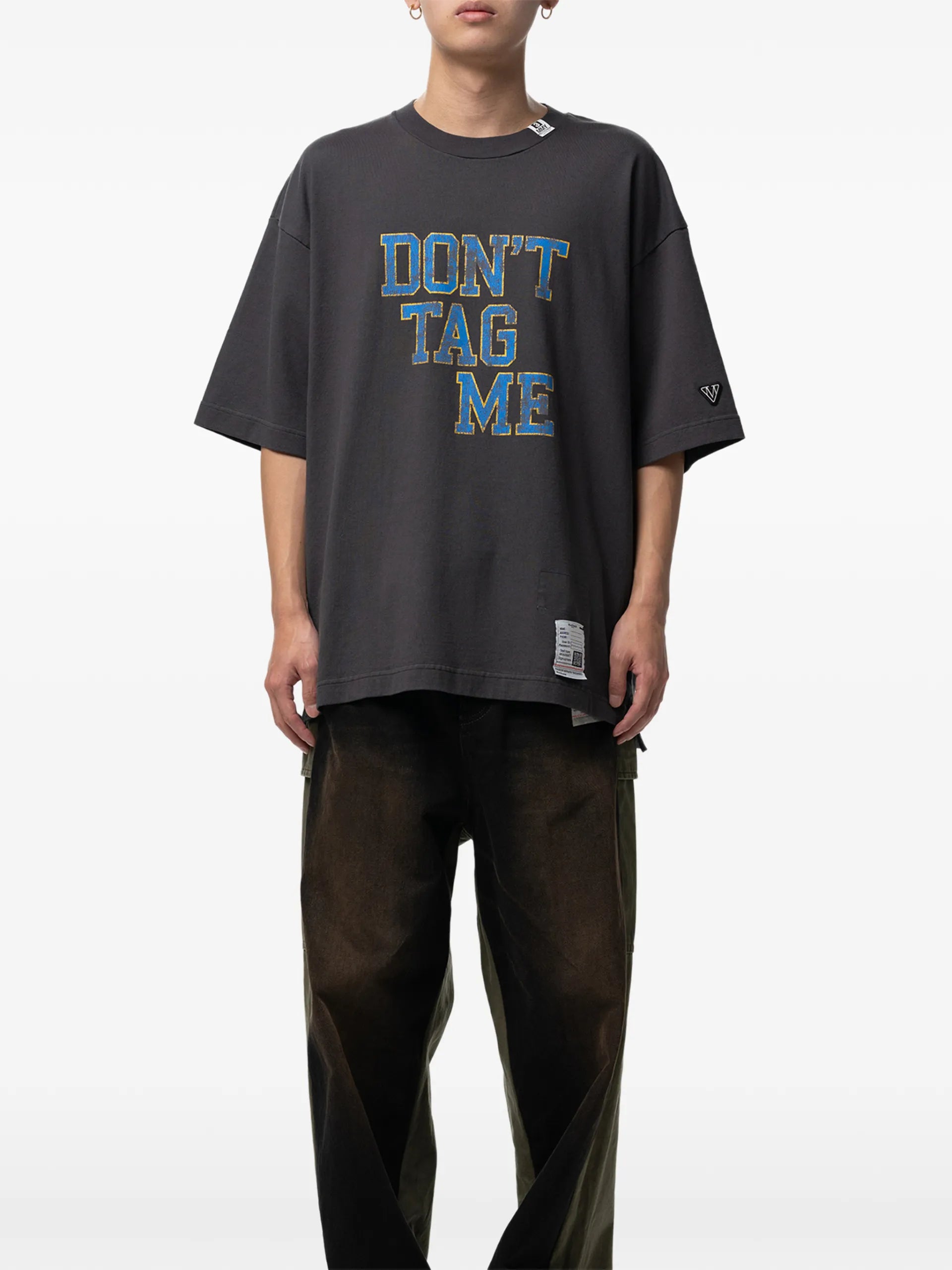 Maison MIHARA YASUHIRO Don't Tag Me Printed T-shirt J16TS842 Vue 2