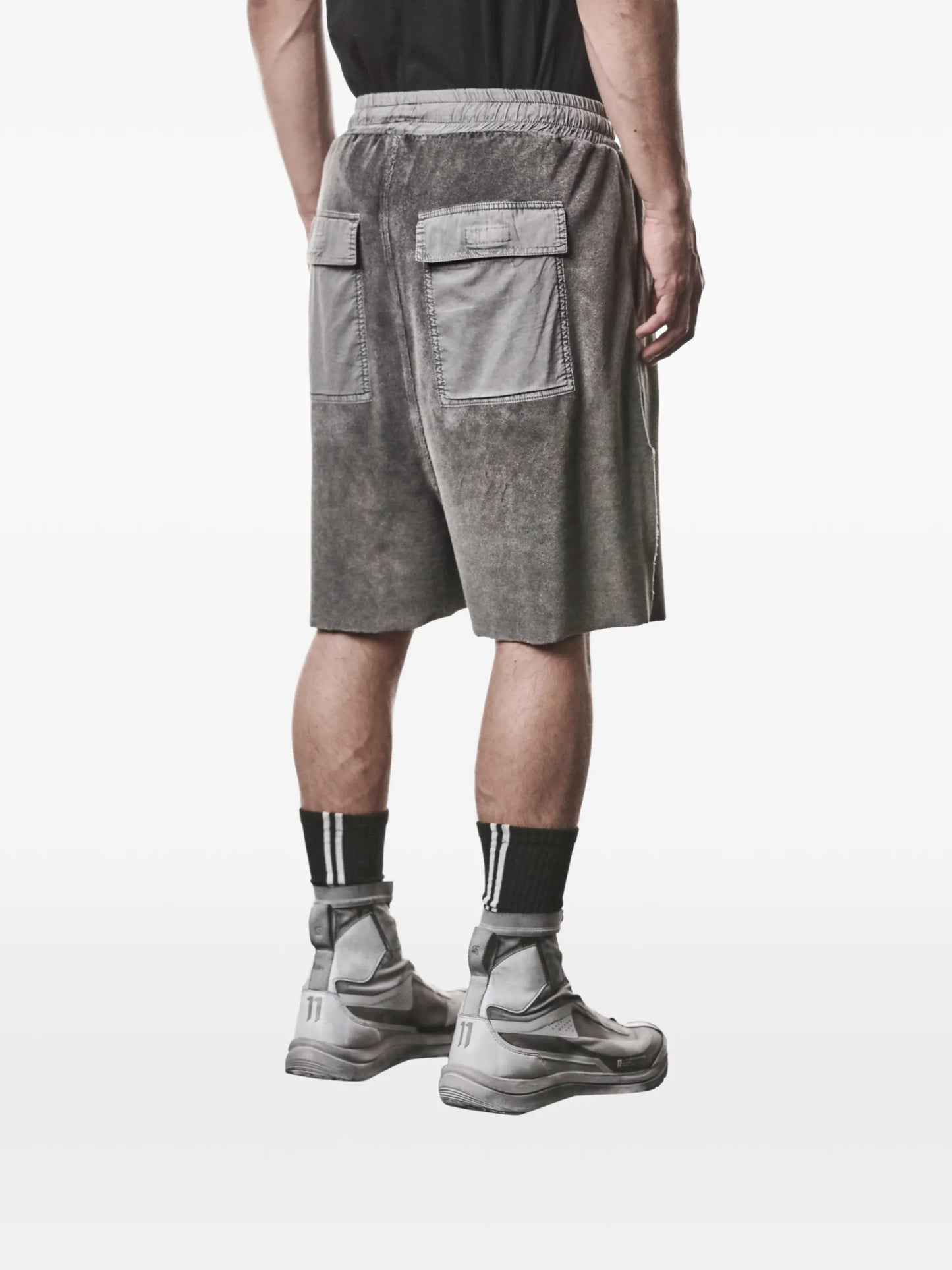 Thom Krom Cargo Drawstring Shorts MST517 Vue 4