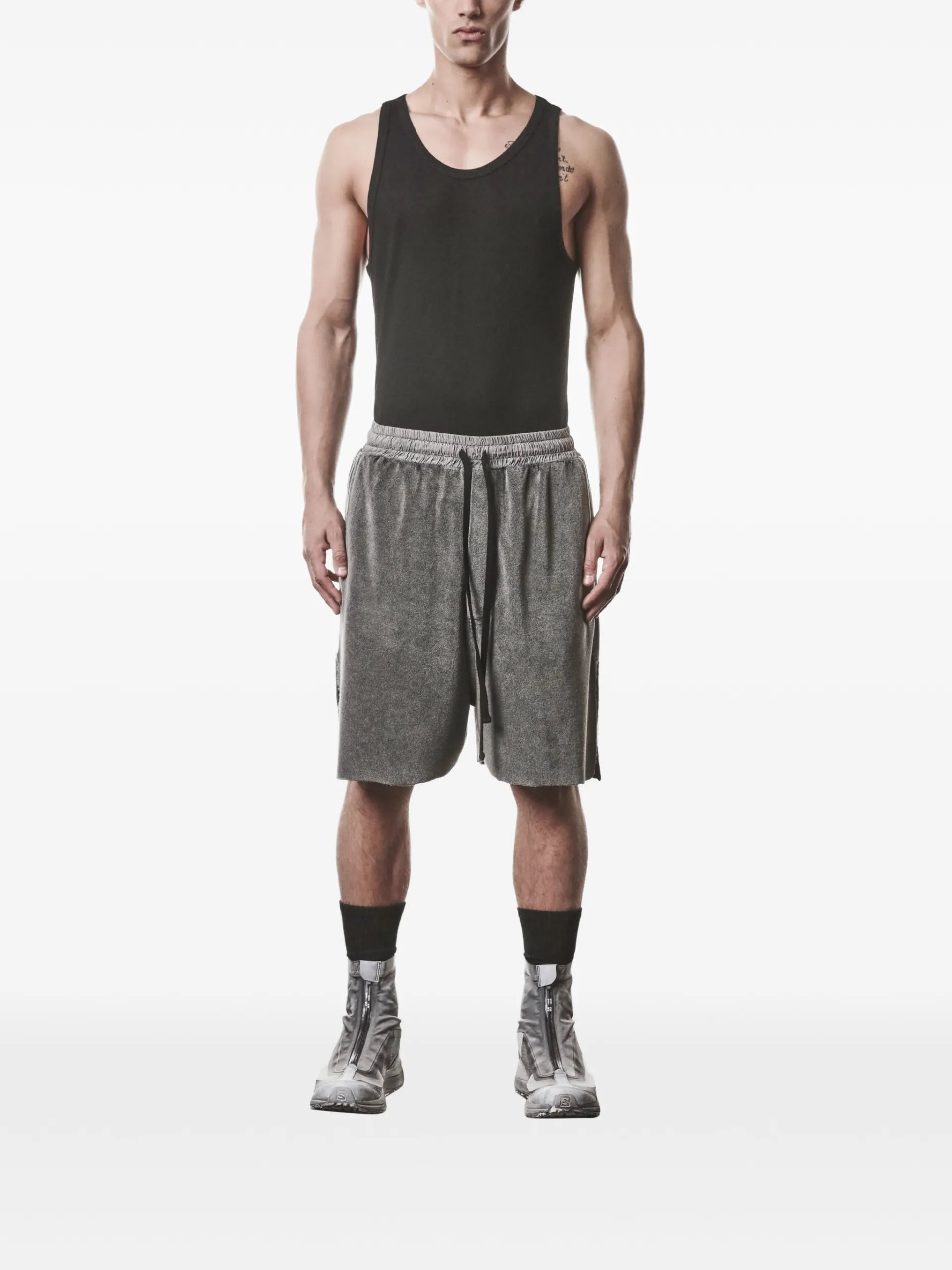 Thom Krom Cargo Drawstring Shorts MST517 Vue 2