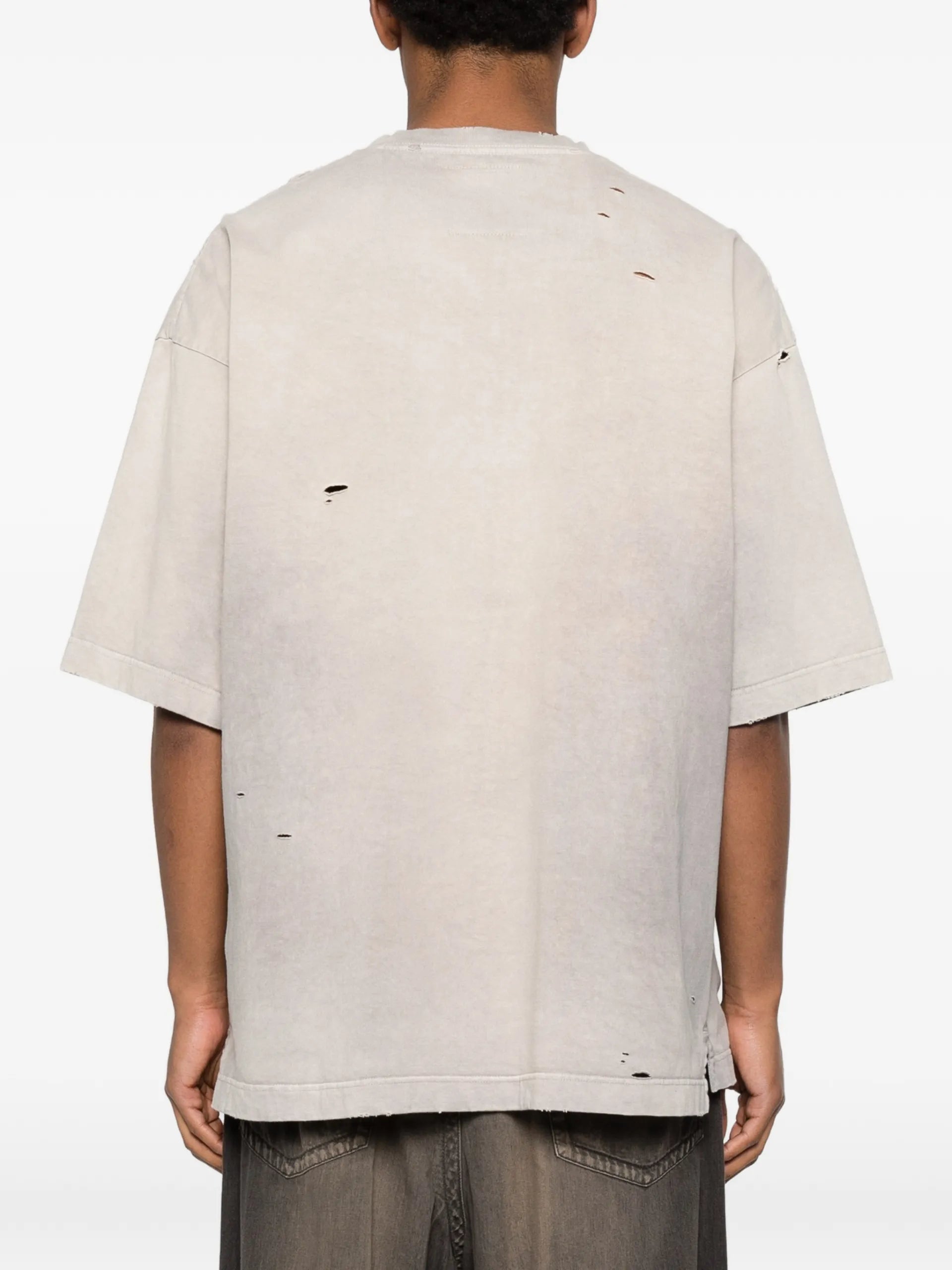 Maison MIHARA YASUHIRO V-neck Short-sleeve T-shirt J16TS802BG Vue 4