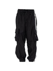 Y-3 Stripe Cargo Trousers KF1087BLACK Vue 1