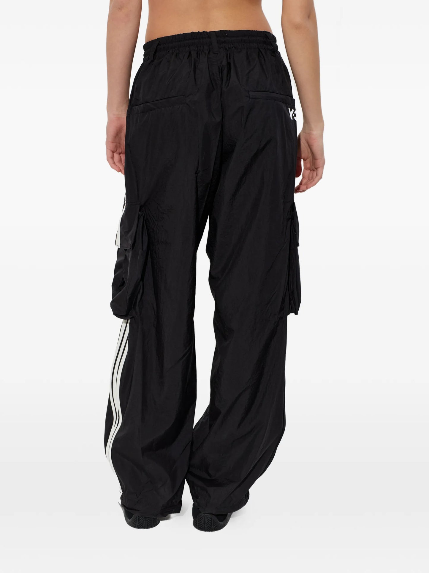 Y-3 Stripe Cargo Trousers KF1087BLACK Vue 5