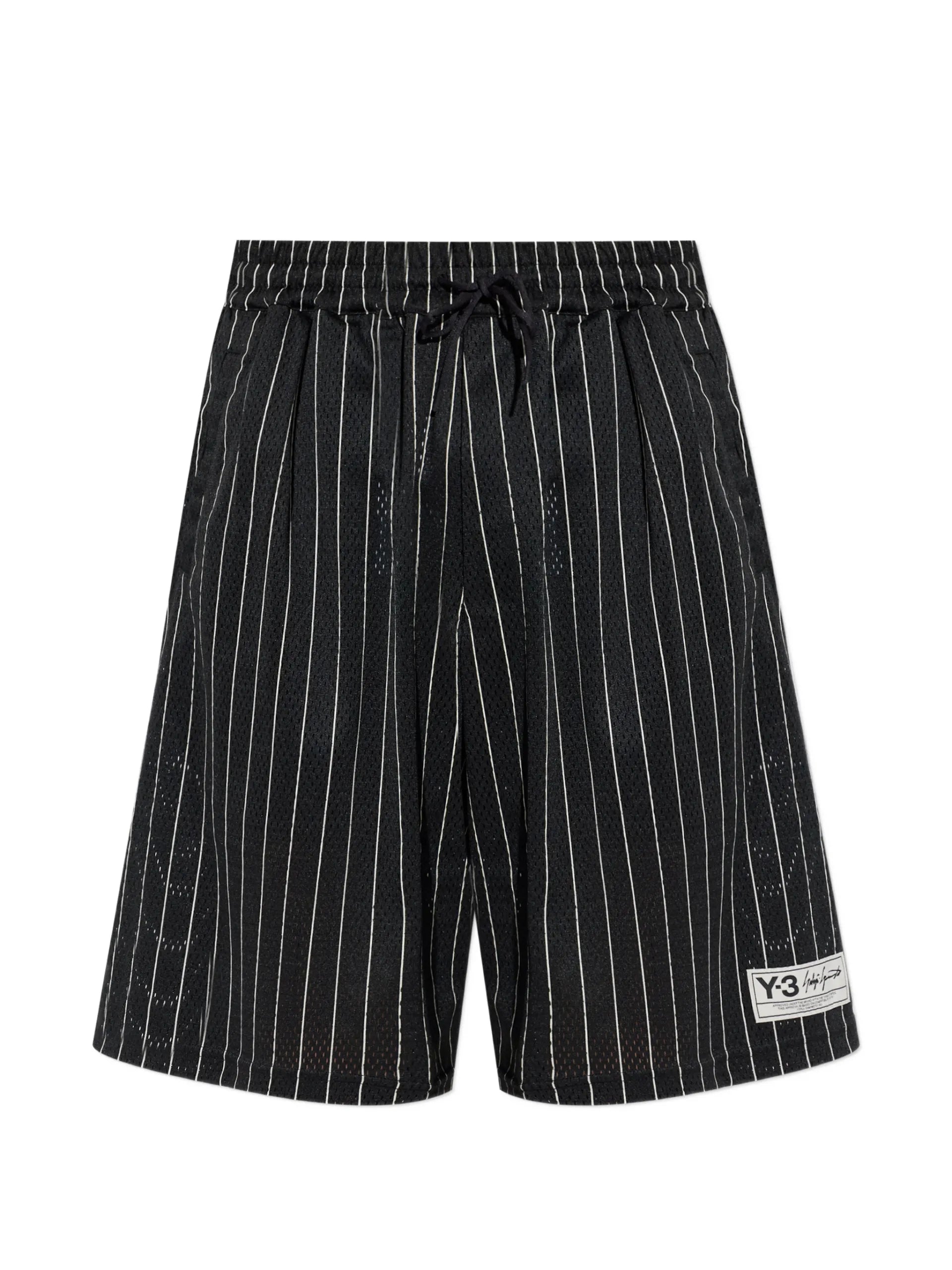 Y-3 Striped Drawstring Shorts KQ9829 Vue 1