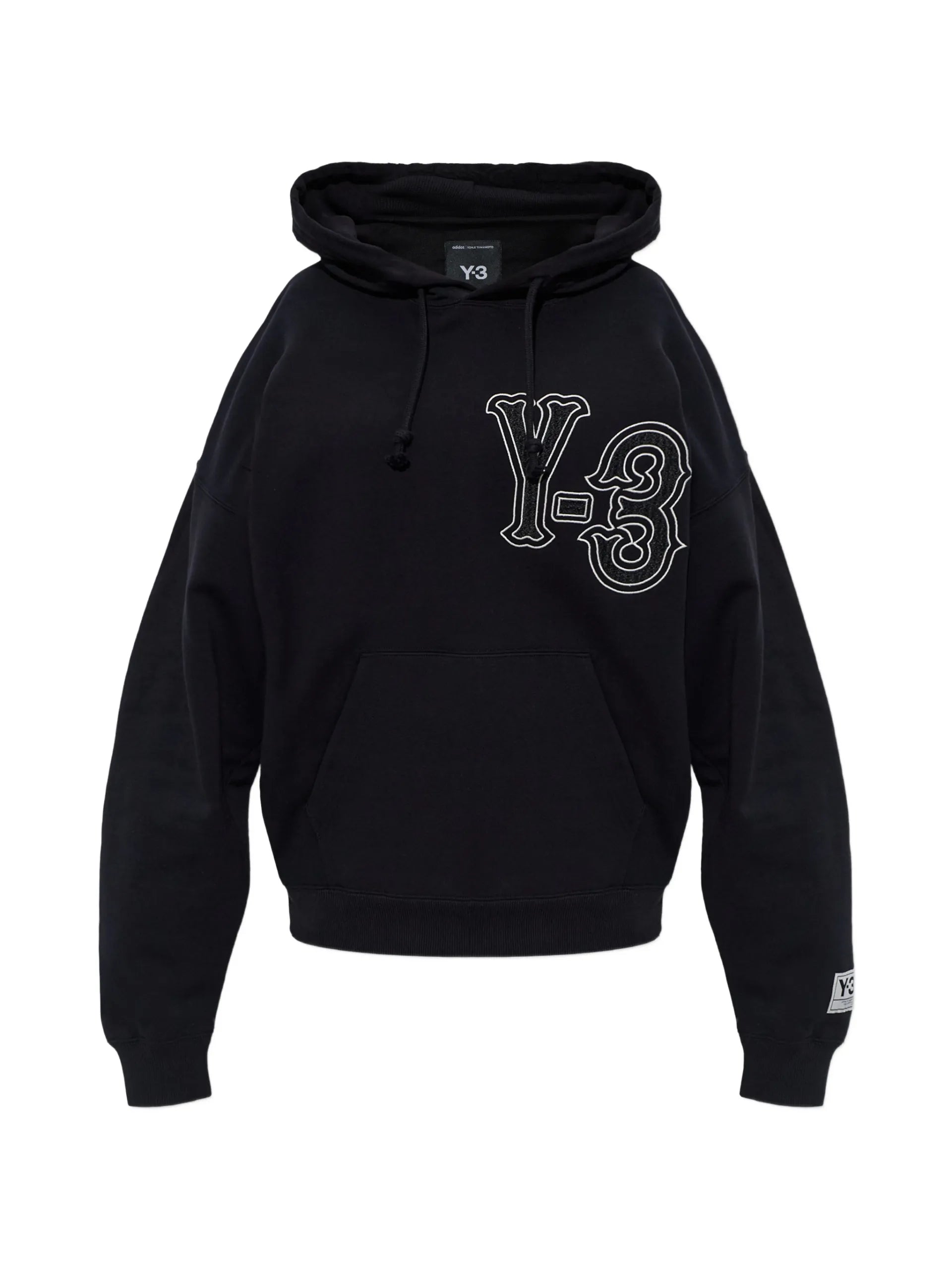 Y-3 GFX Logo-detail Hoodie KQ9305 Vue 1