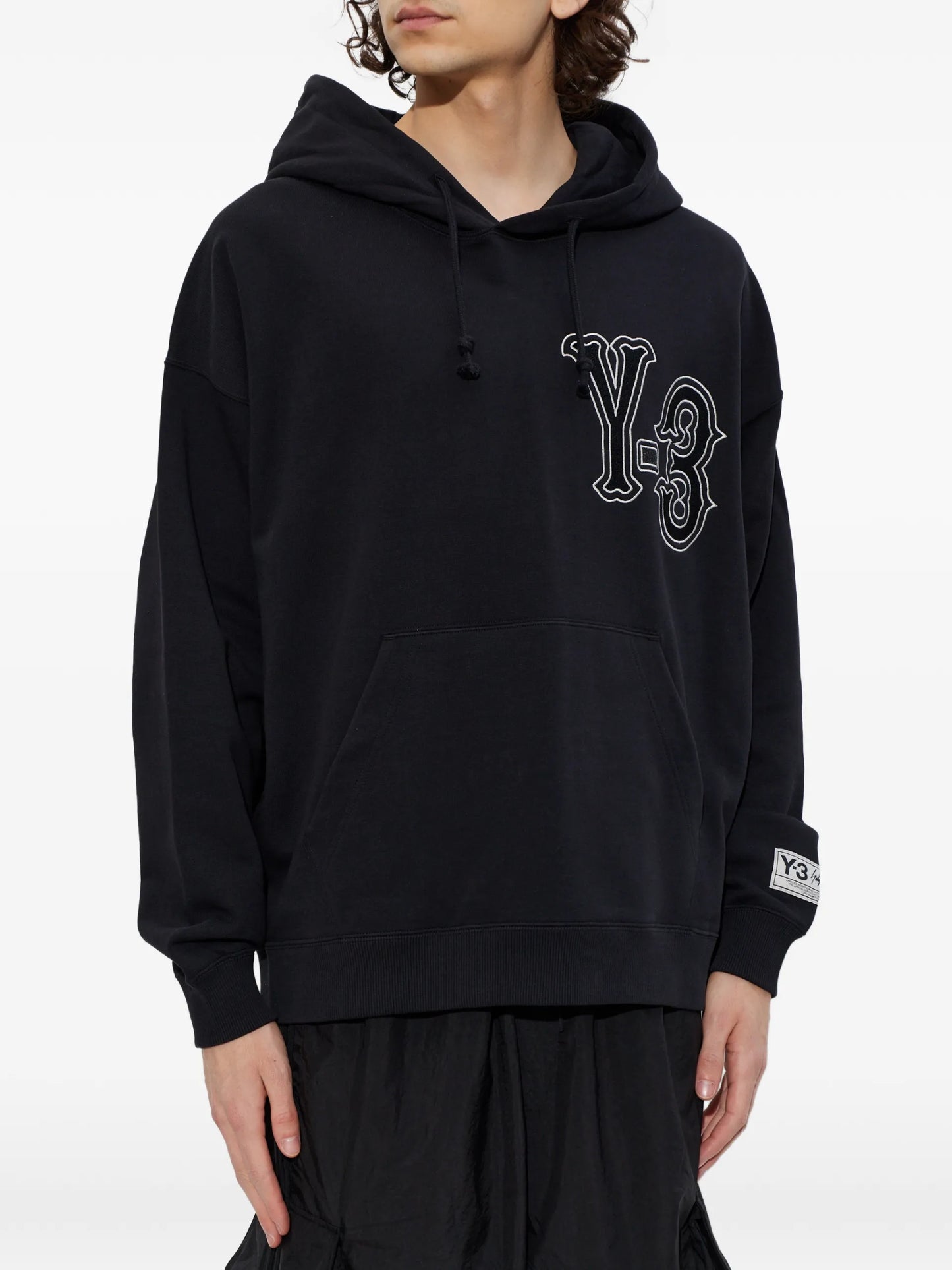 Y-3 GFX Logo-detail Hoodie KQ9305 Vue 4