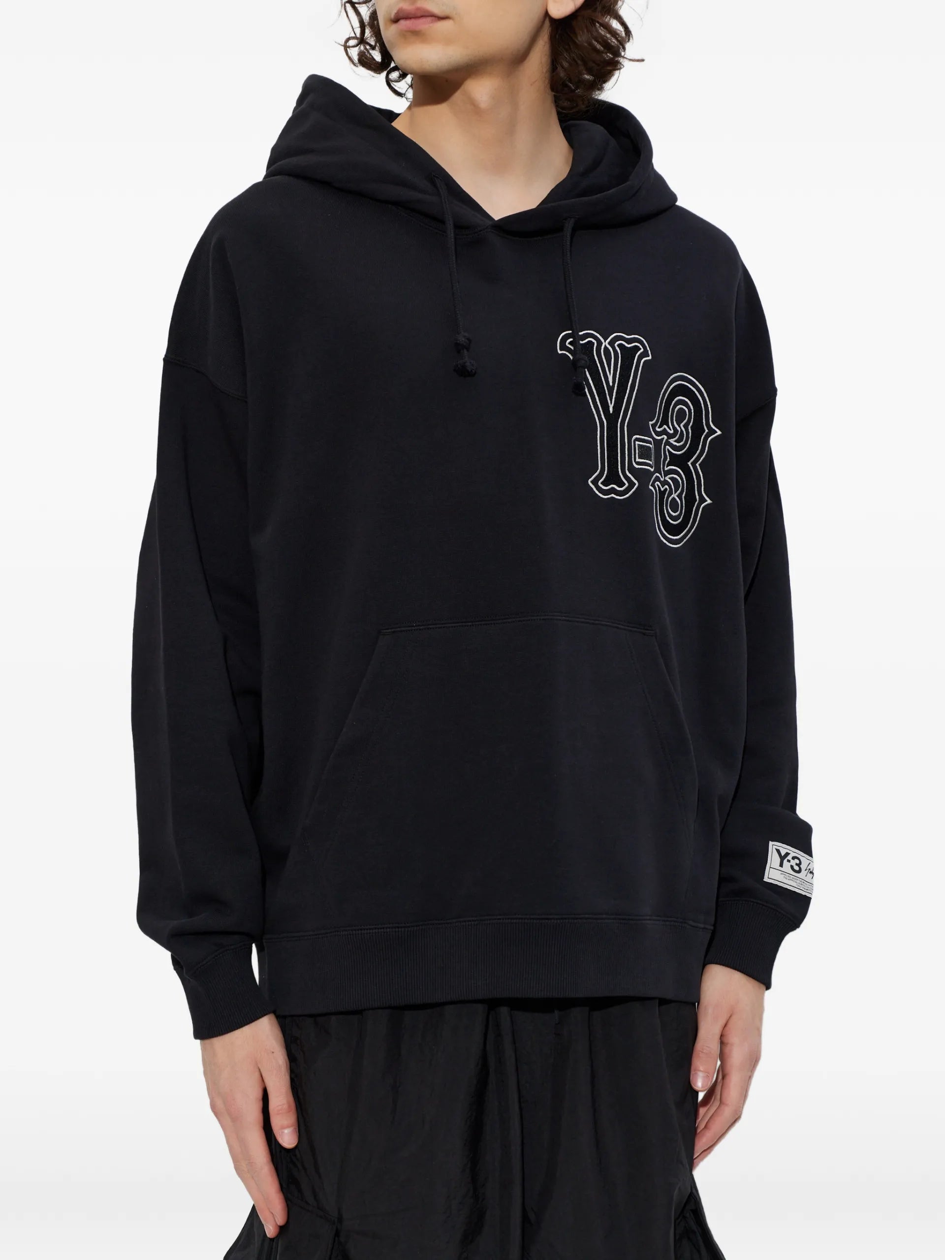 Y-3 GFX Logo-detail Hoodie KQ9305 Vue 4