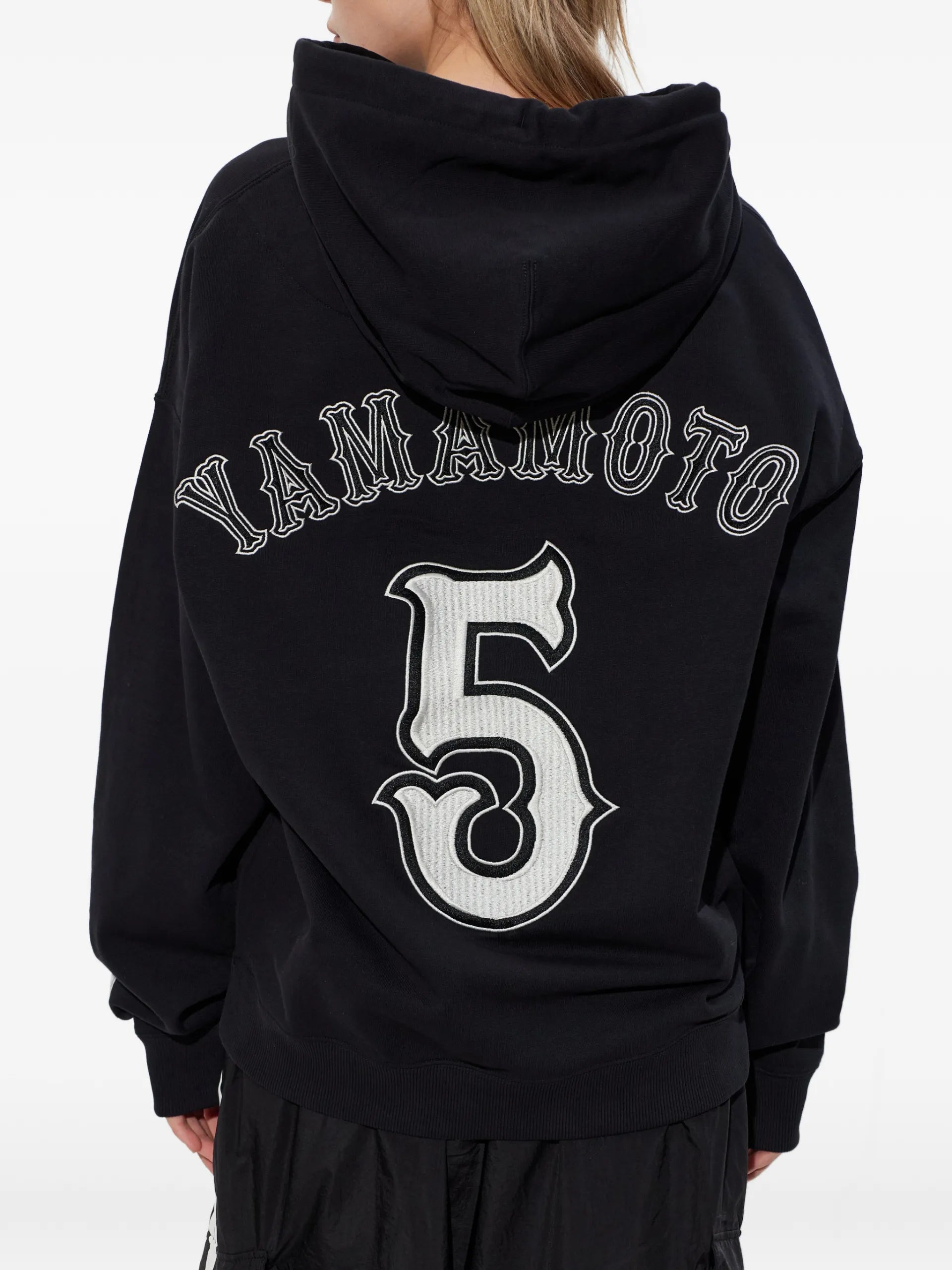 Y-3 GFX Logo-detail Hoodie KQ9305 Vue 5