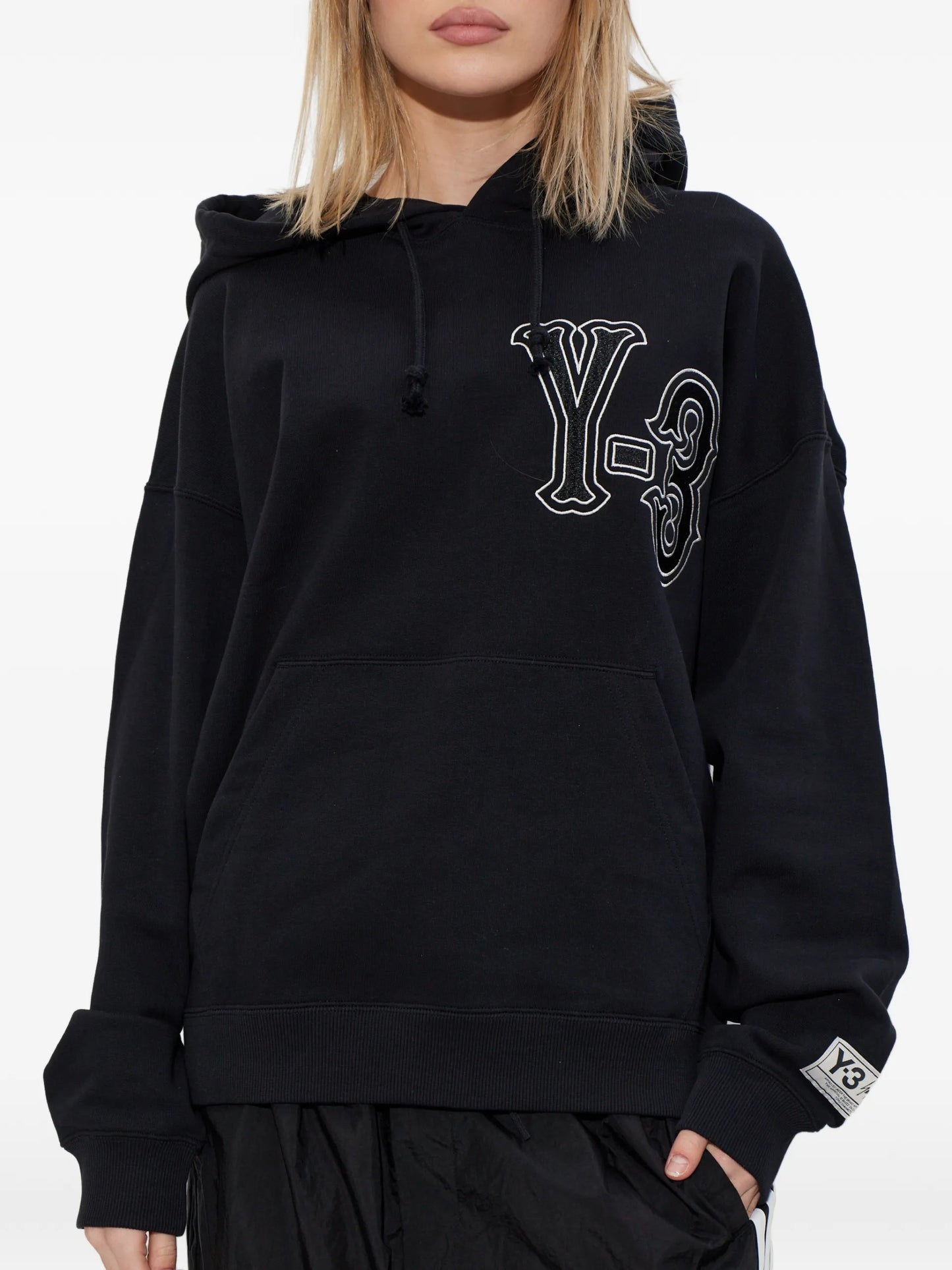 Y-3 GFX Logo-detail Hoodie KQ9305 Vue 3