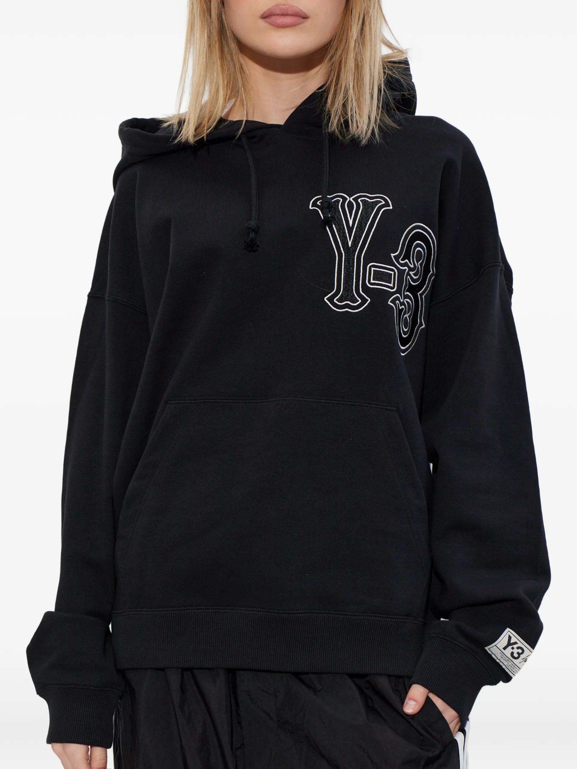 Y-3 GFX Logo-detail Hoodie KQ9305 Vue 3