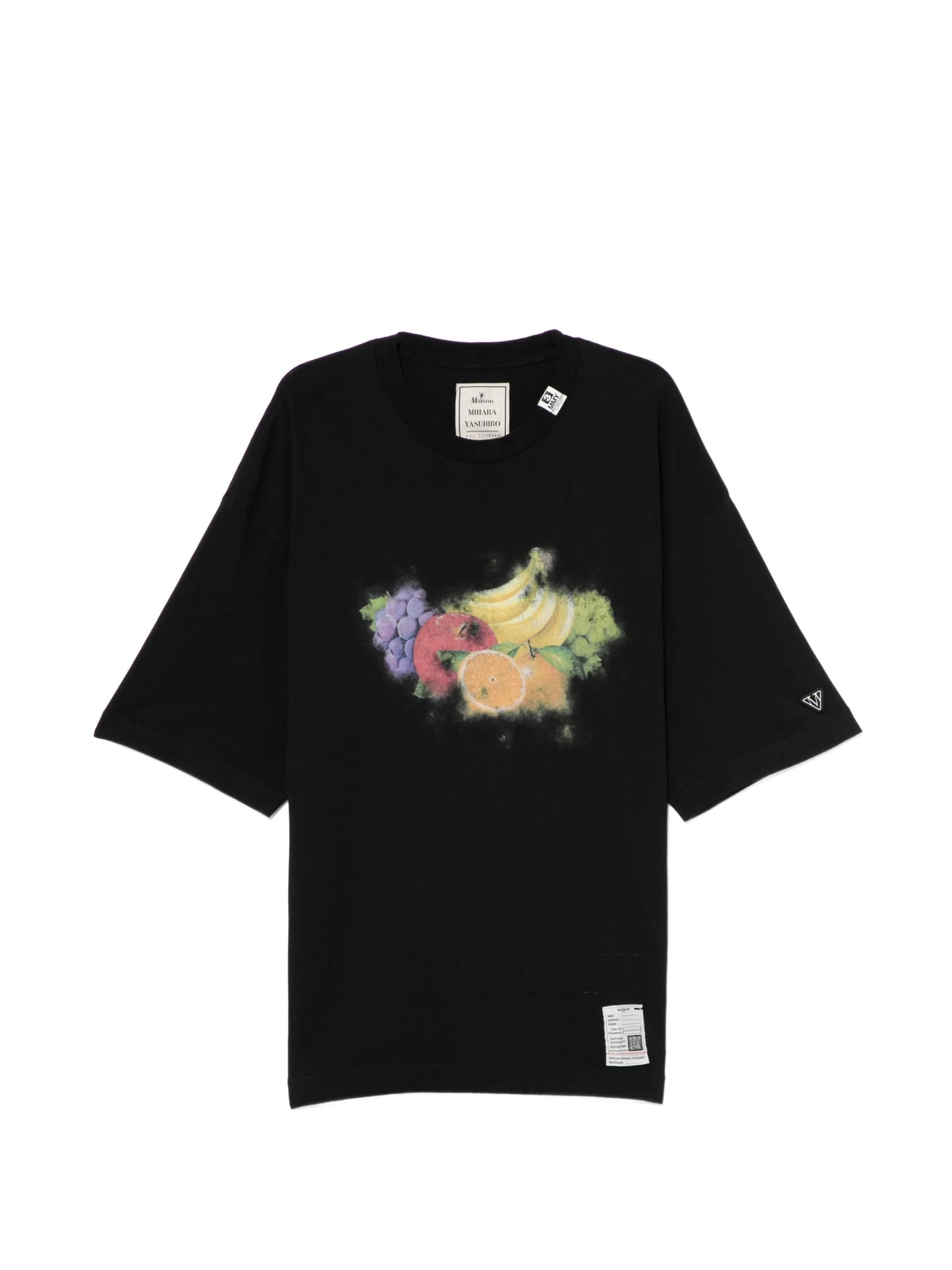 Maison MIHARA YASUHIRO Fruit-print T-shirt MHRTE6TS841MQBKX050 Vue 1