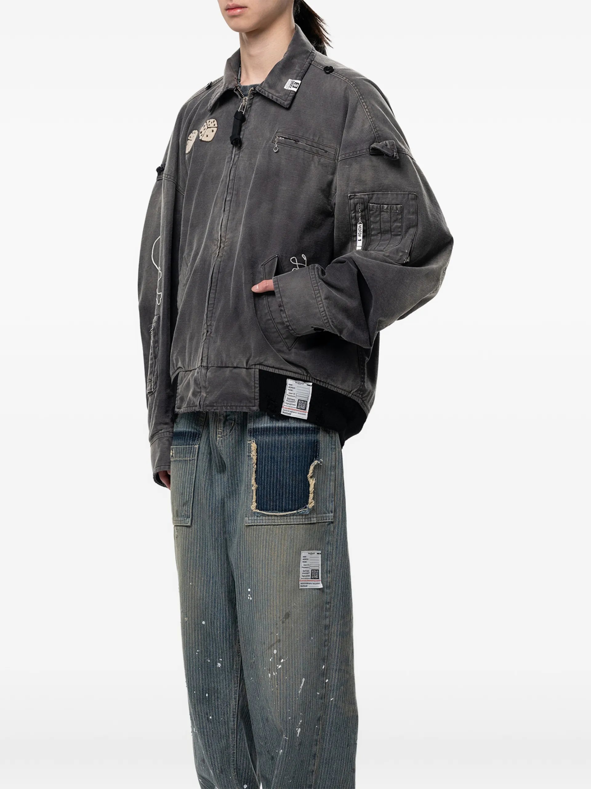 Maison MIHARA YASUHIRO Sun Faded Like Military Jacket - detail - Maison MIHARA YASUHIRO