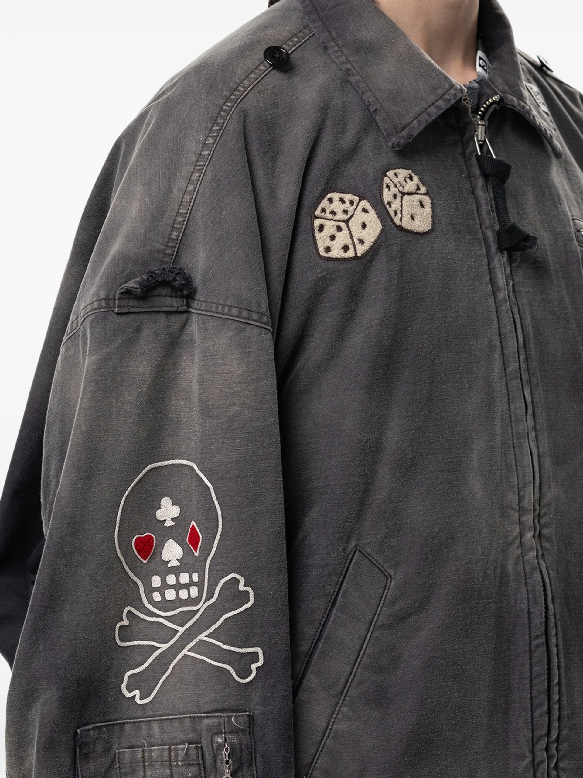 Maison MIHARA YASUHIRO Sun Faded Like Military Jacket - vue 5 - Maison MIHARA YASUHIRO