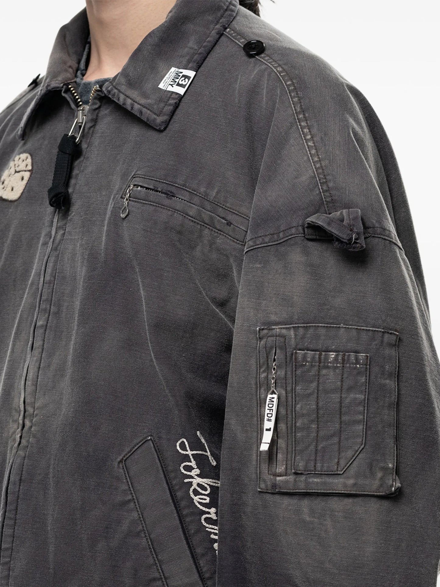 Maison MIHARA YASUHIRO Sun Faded Like Military Jacket - vue 6 - Maison MIHARA YASUHIRO