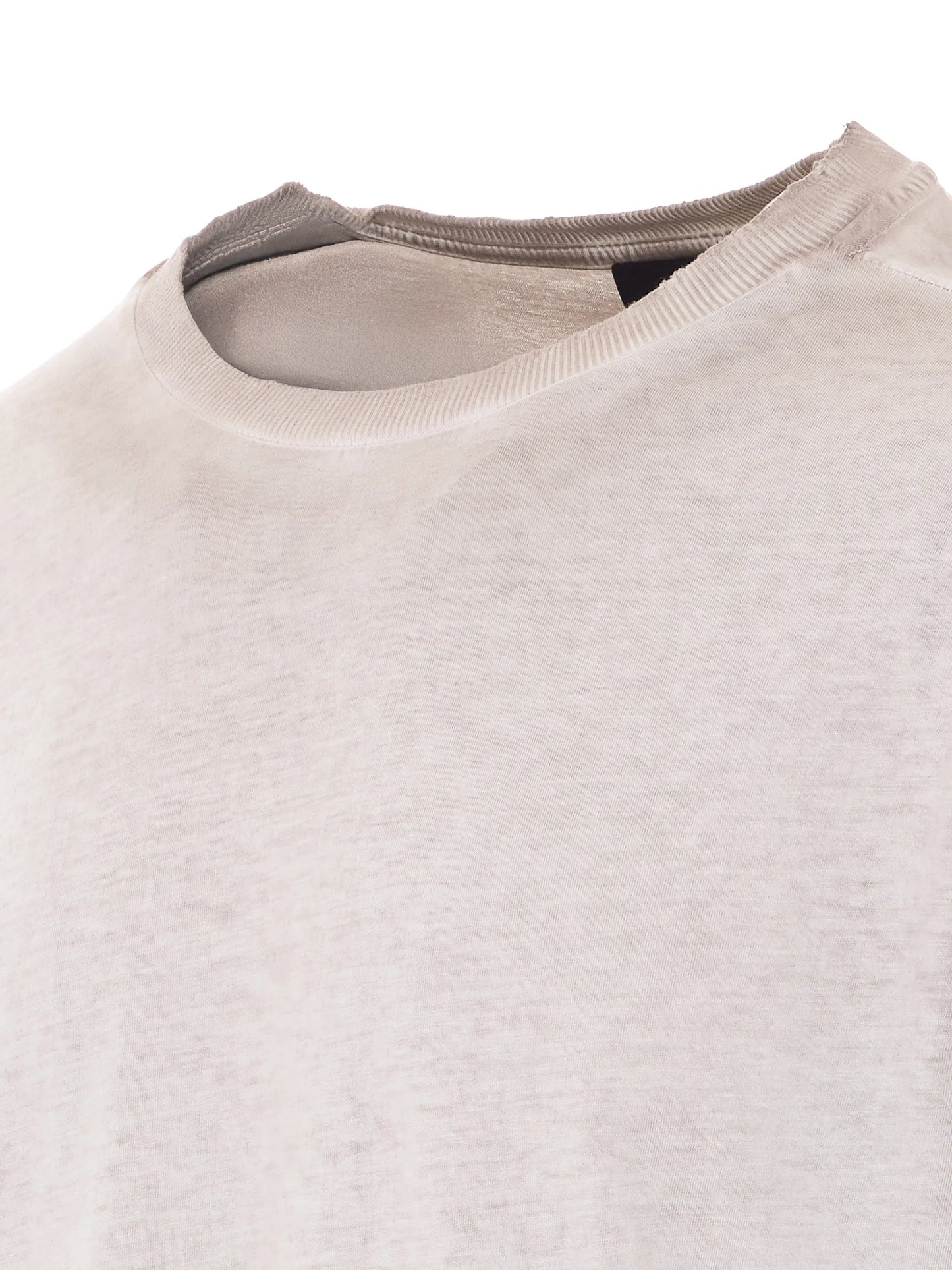 Thom Krom Crewneck Distressed T-shirt - detail - Thom Krom