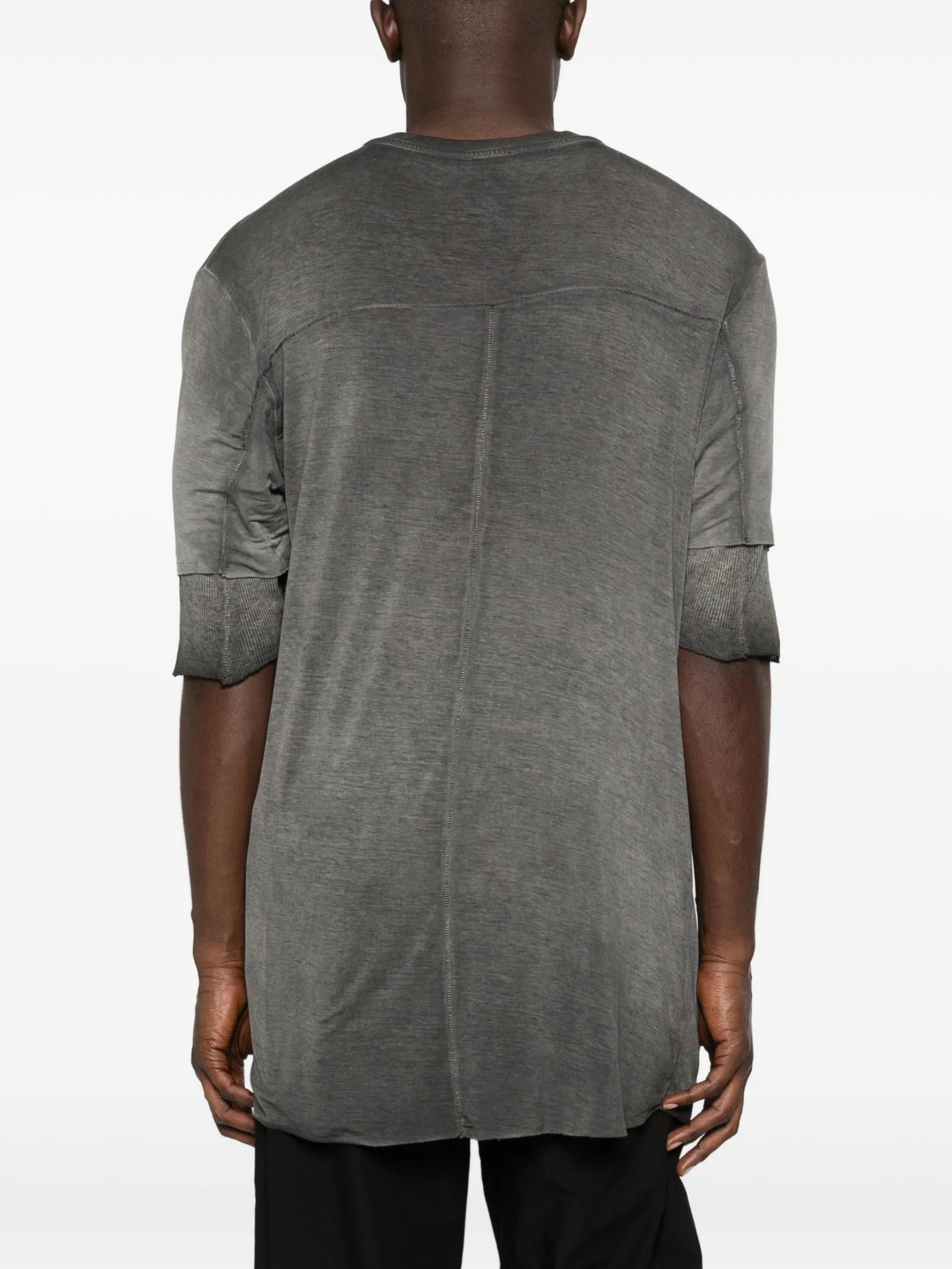 Thom Krom 940 Raw-cut Double-layer T-shirt MTS940 Vue 4