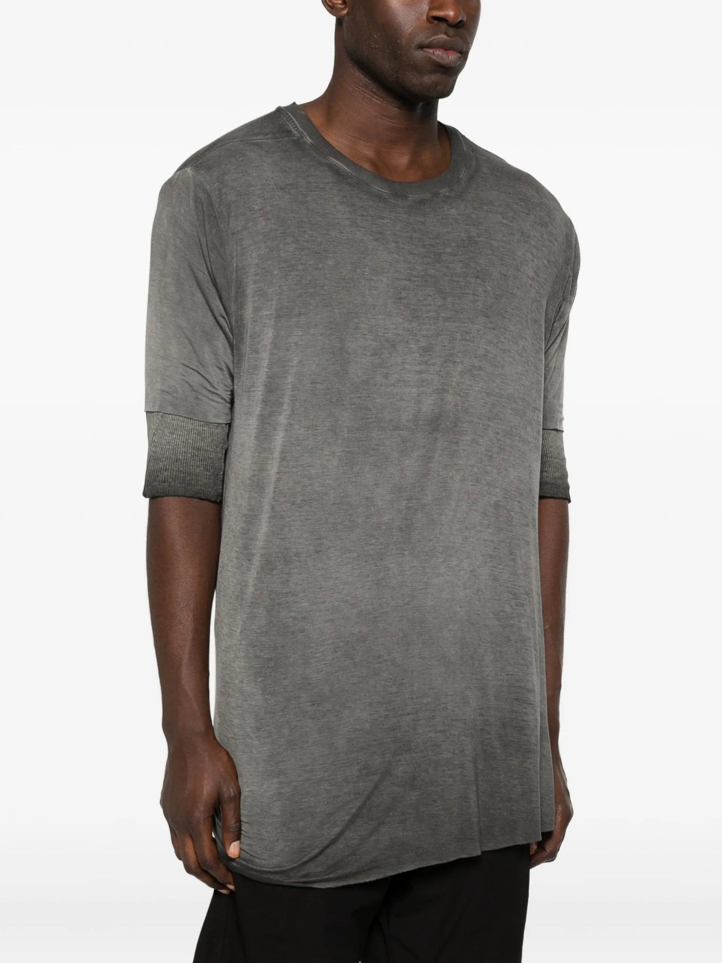 Thom Krom 940 Raw-cut Double-layer T-shirt MTS940 Vue 3