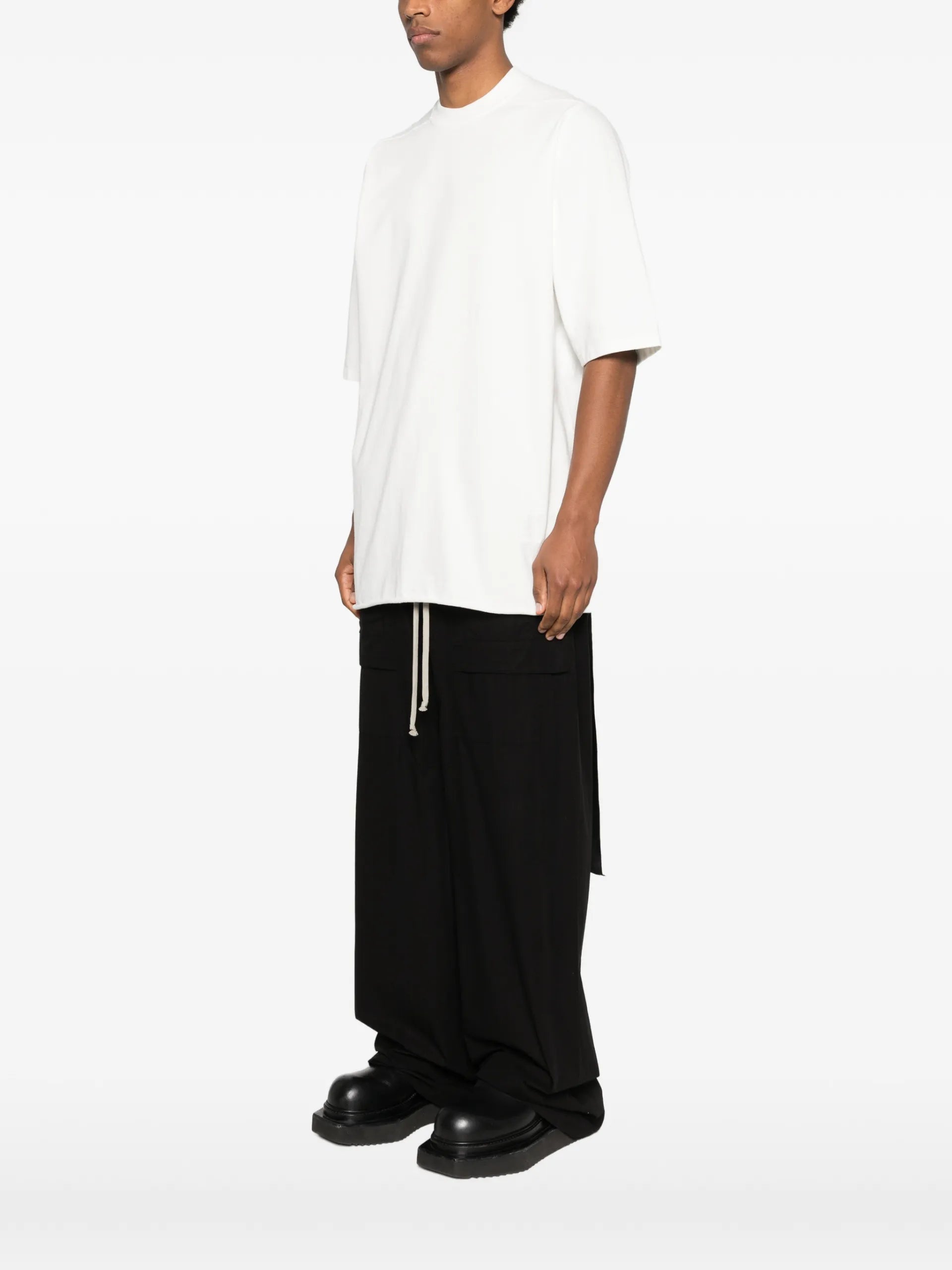 Rick Owens DRKSHDW Crew-neck T-shirt - detail - Rick Owens DRKSHDW