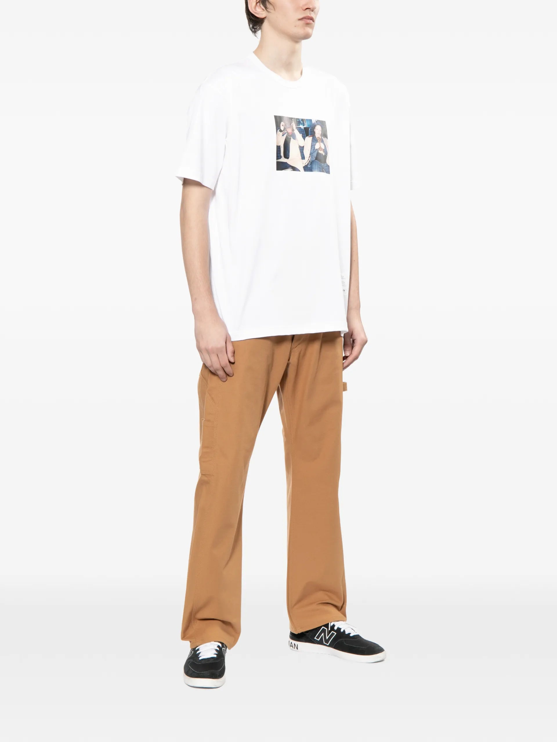 Junya Watanabe MAN Portrait-print T-shirt