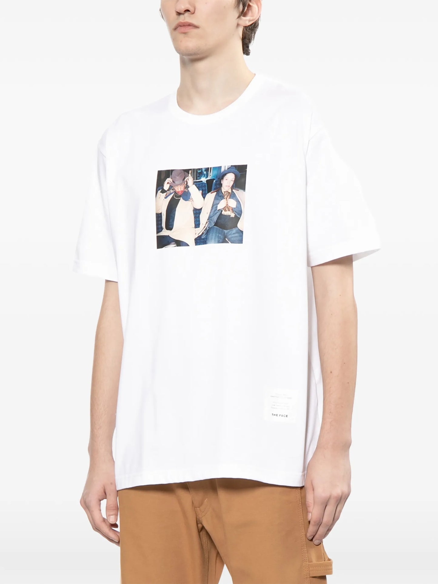 Junya Watanabe MAN Portrait-print T-shirt WQT003051 Vue 3
