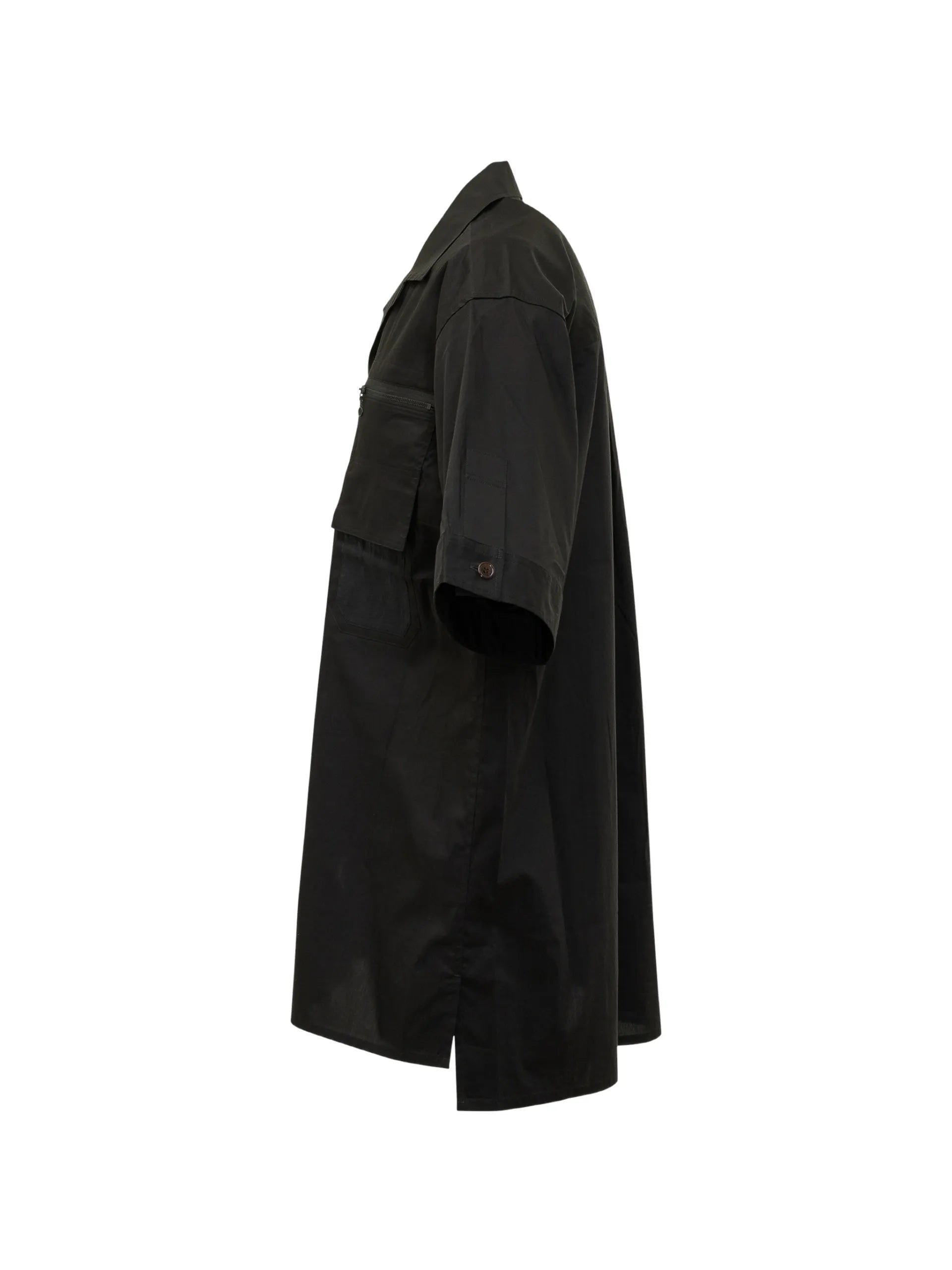 Y-3 Black Pocket Shirt KH0417 Vue 3