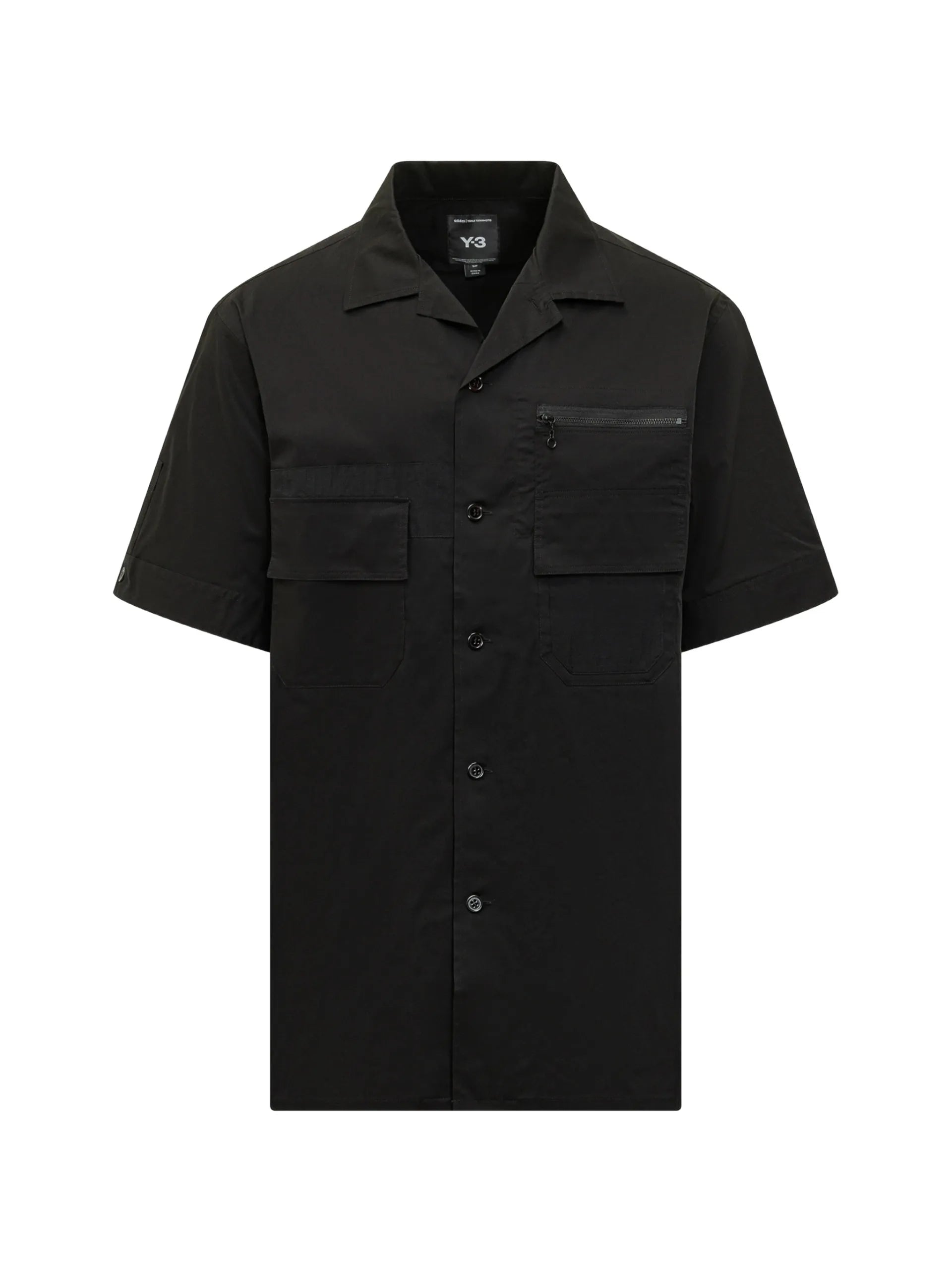 Y-3 Black Pocket Shirt KH0417 Vue 1