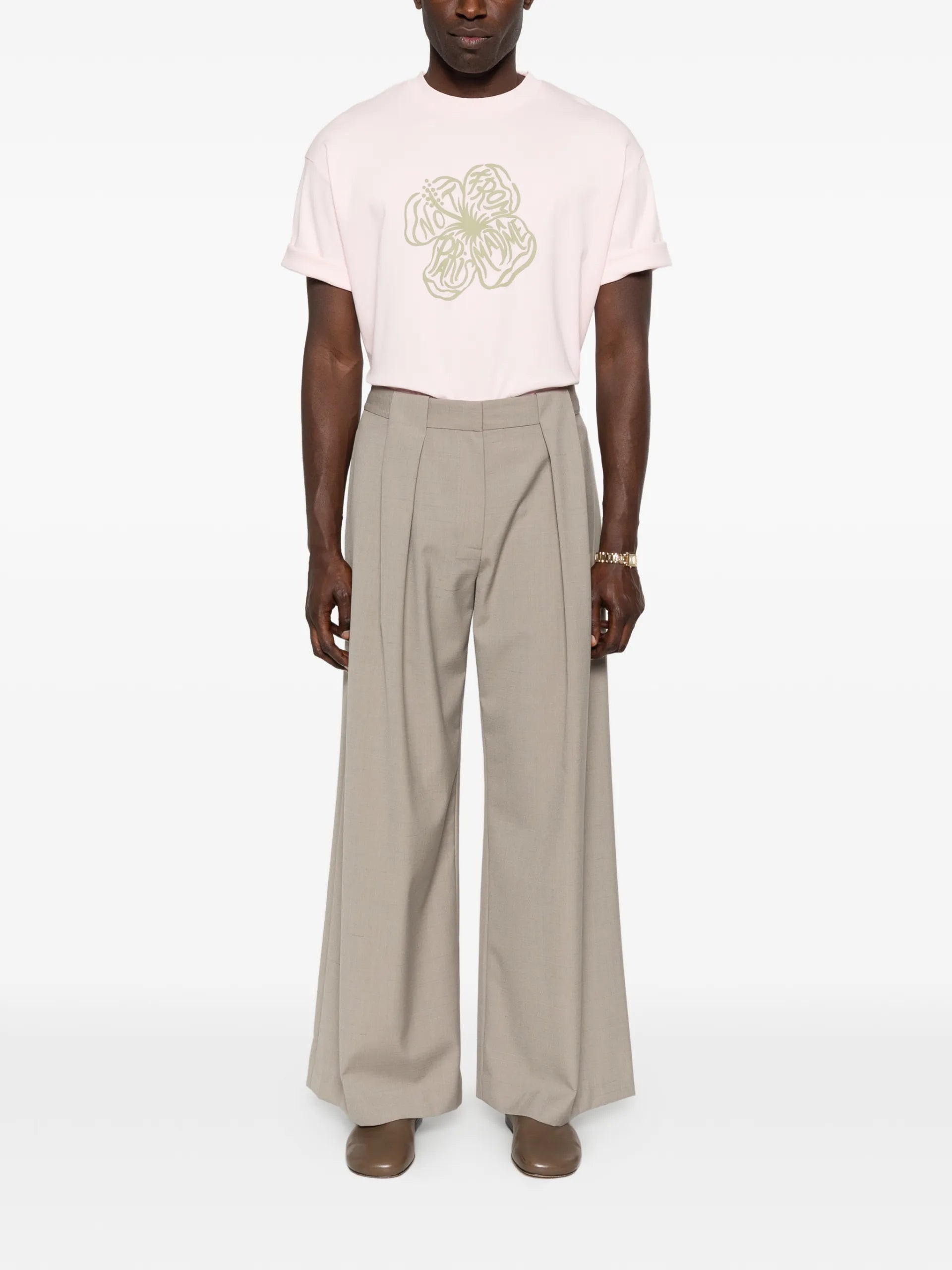 Drôle De Monsieur Floral-print T-shirt JTS292CO002 Vue 2