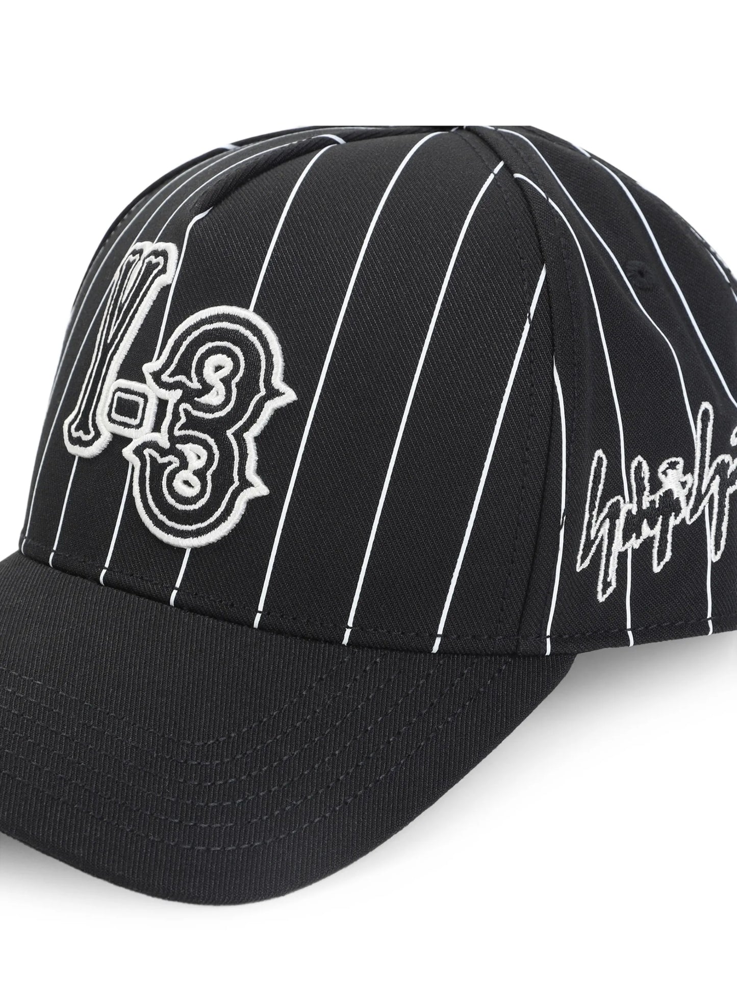 Y-3 Striped Logo-detail Baseball Cap KR8938 Vue 3
