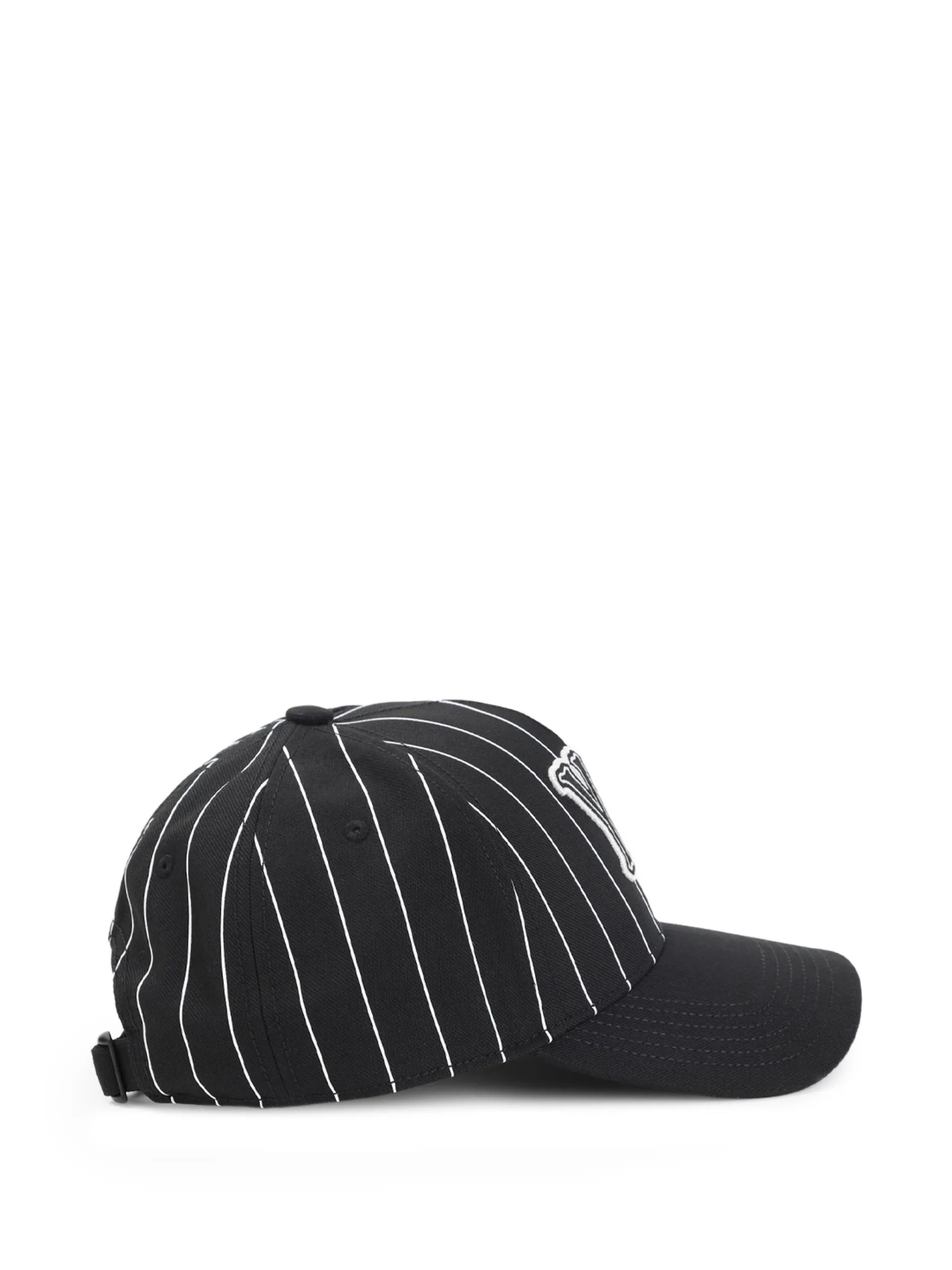Y-3 Striped Logo-detail Baseball Cap