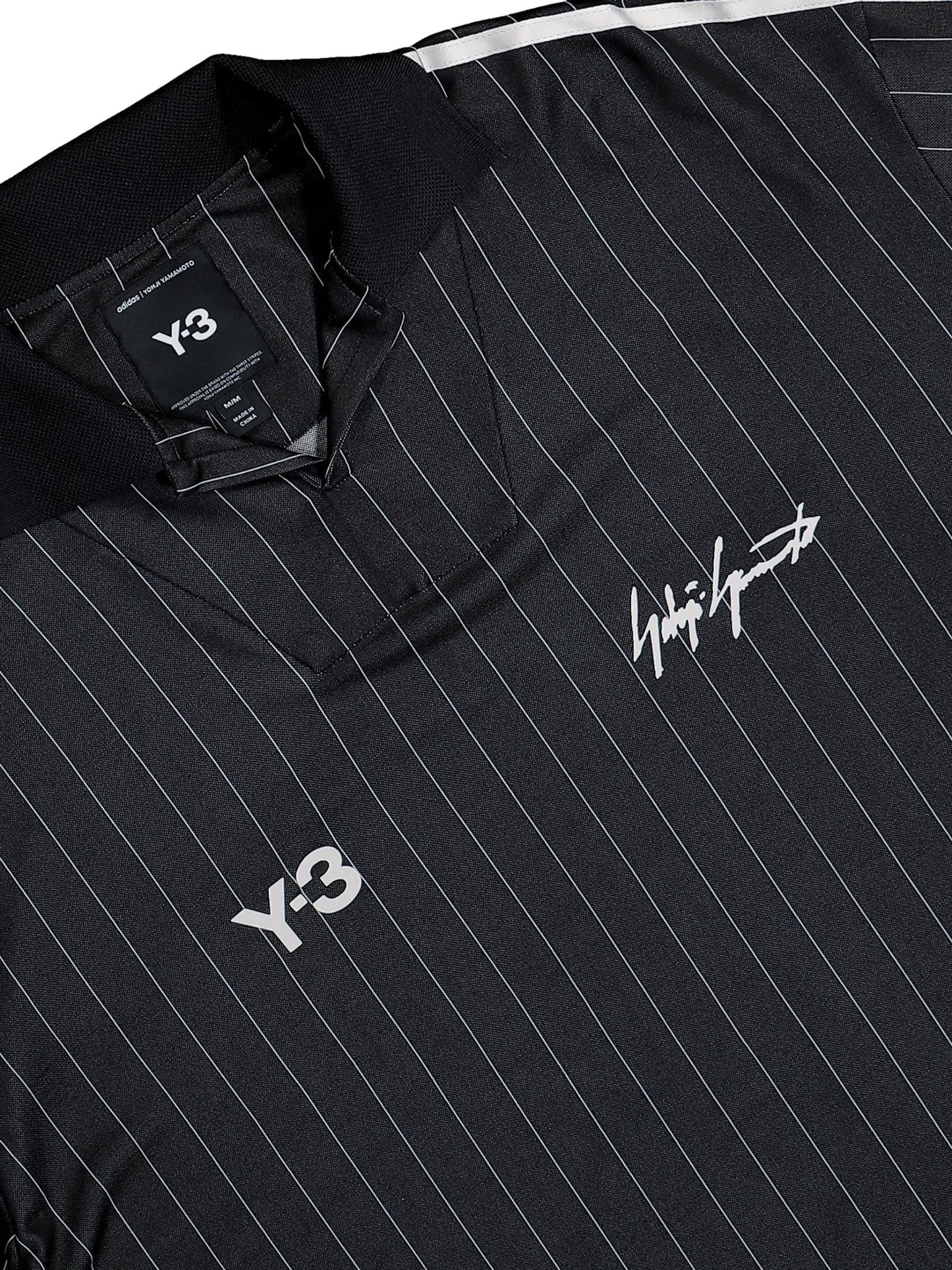 Y-3 Elite 5 Striped Long-sleeve Football Jersey T-shirt KS7574 Vue 3